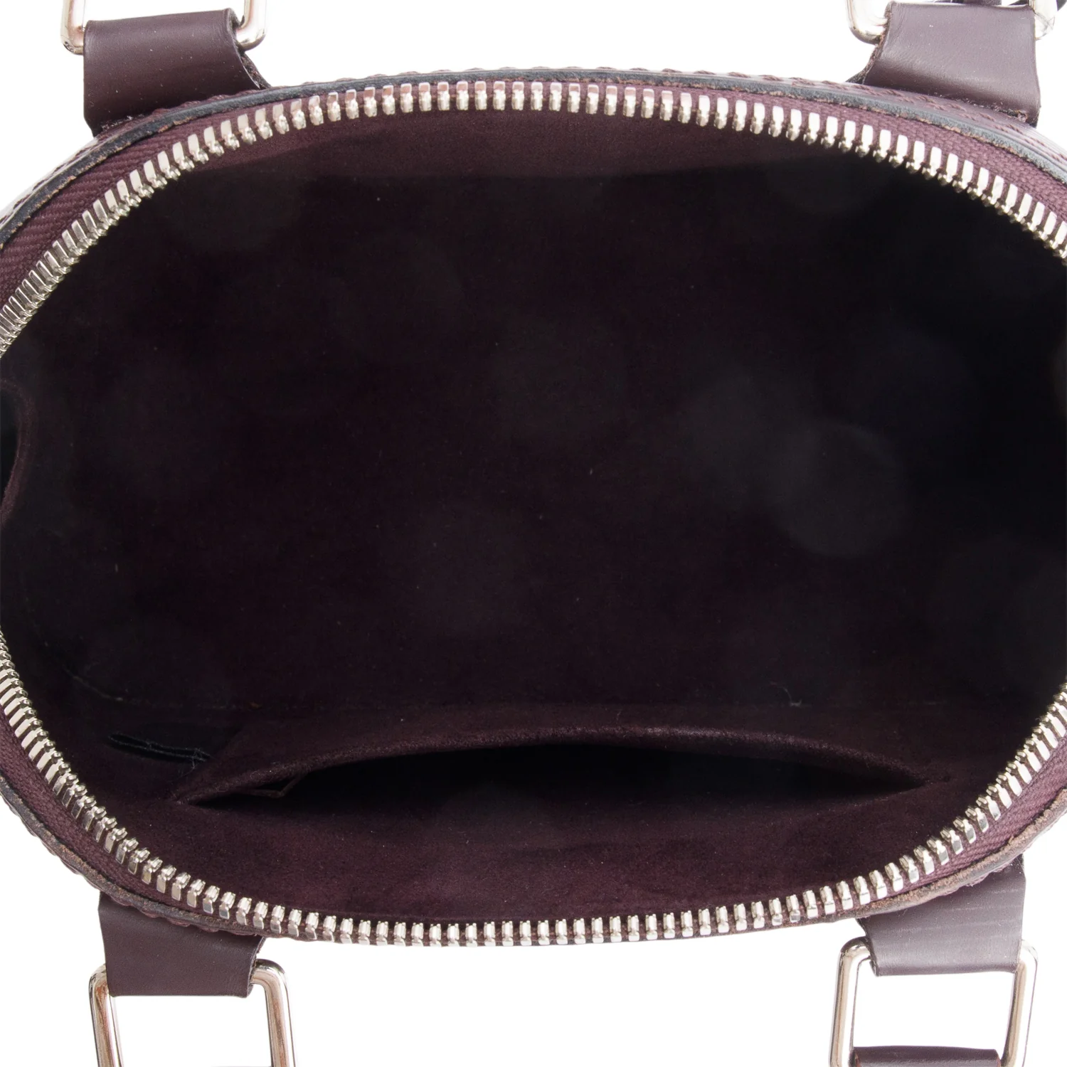 Louis Vuitton Brown Epi Leather Alma BB w/ Strap - Image 8