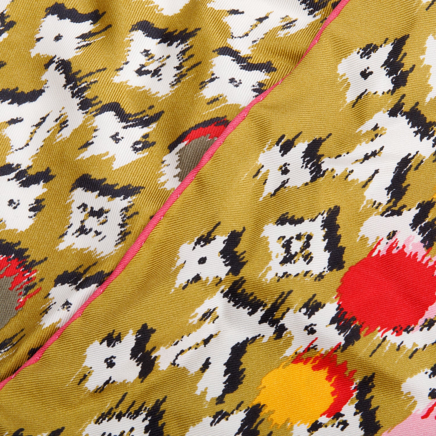 Louis Vuitton Brown Monogram Multicolor Square Silk Scarf - Image 3
