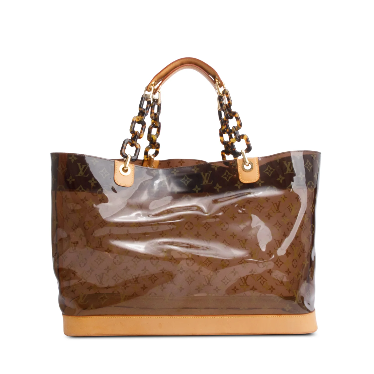Louis Vuitton Brown Monogram Vinyl Cabas Sac Ambre GM Tote - Image 4
