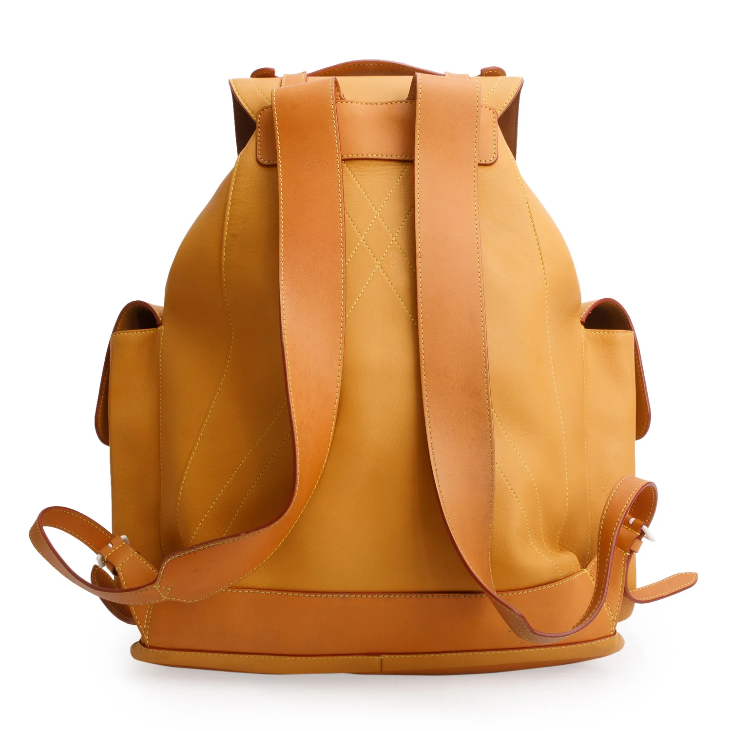 Louis Vuitton Brown Vachetta Leather Christopher GM Backpack w/ Receipt - Image 4