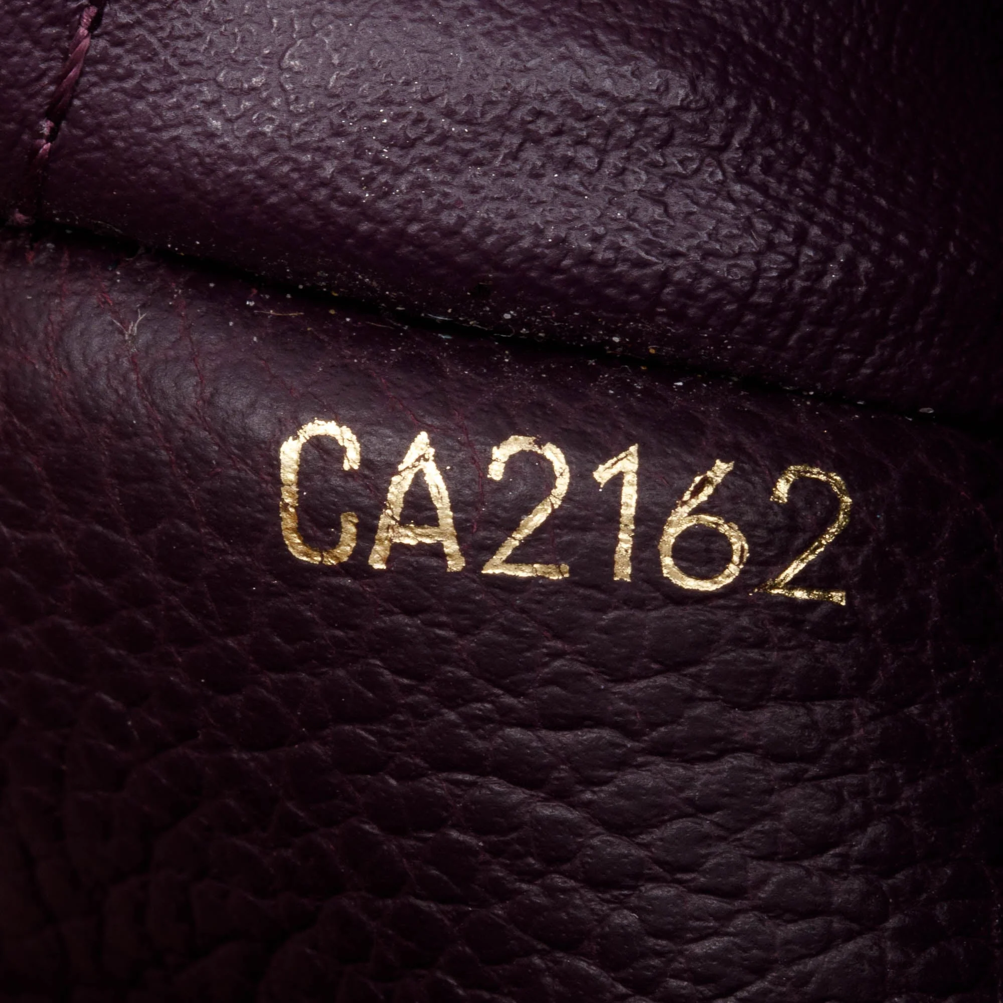 Louis Vuitton Burgundy Monogram Empreinte Curieuse Wallet w/ Insert - Image 10