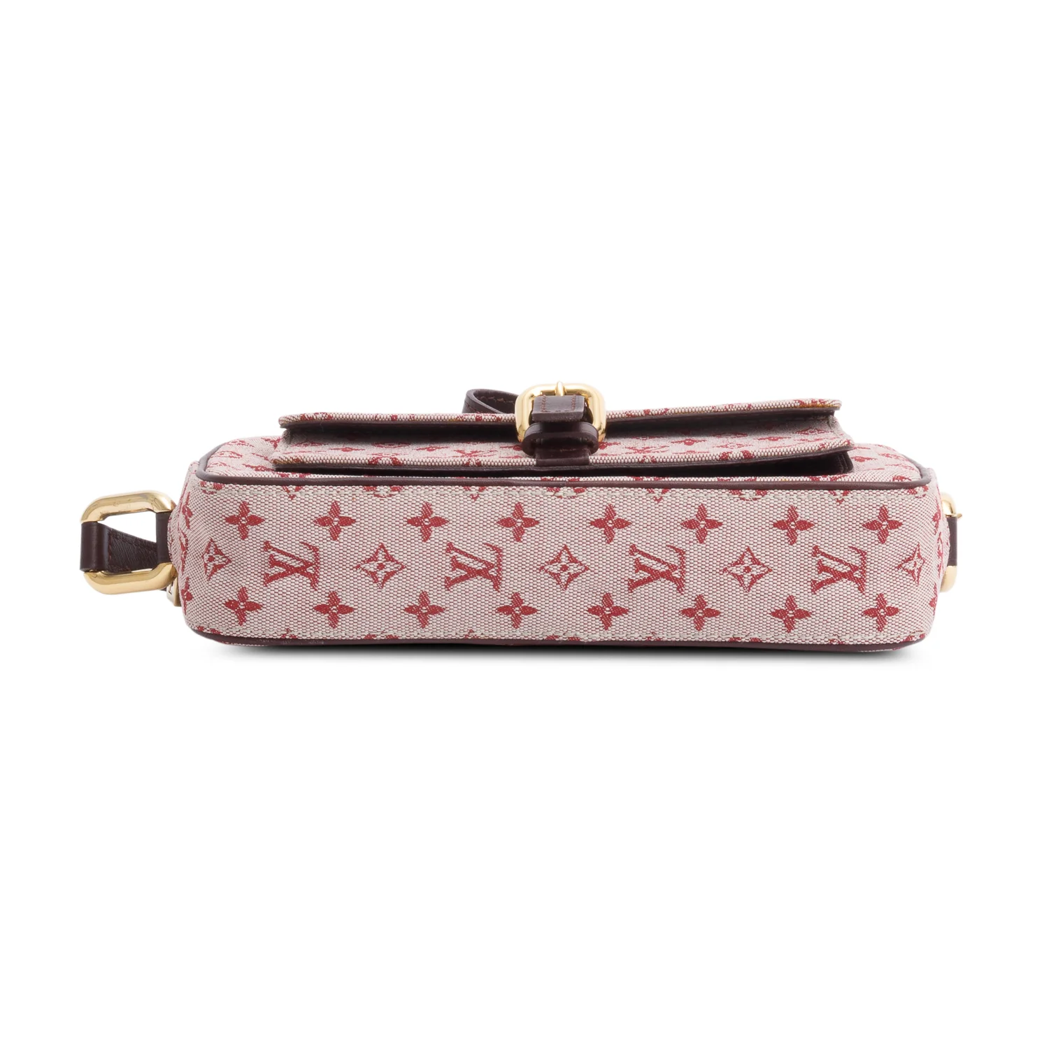 Louis Vuitton Burgundy Monogram Mini Lin Juliette Crossbody Bag - Image 7