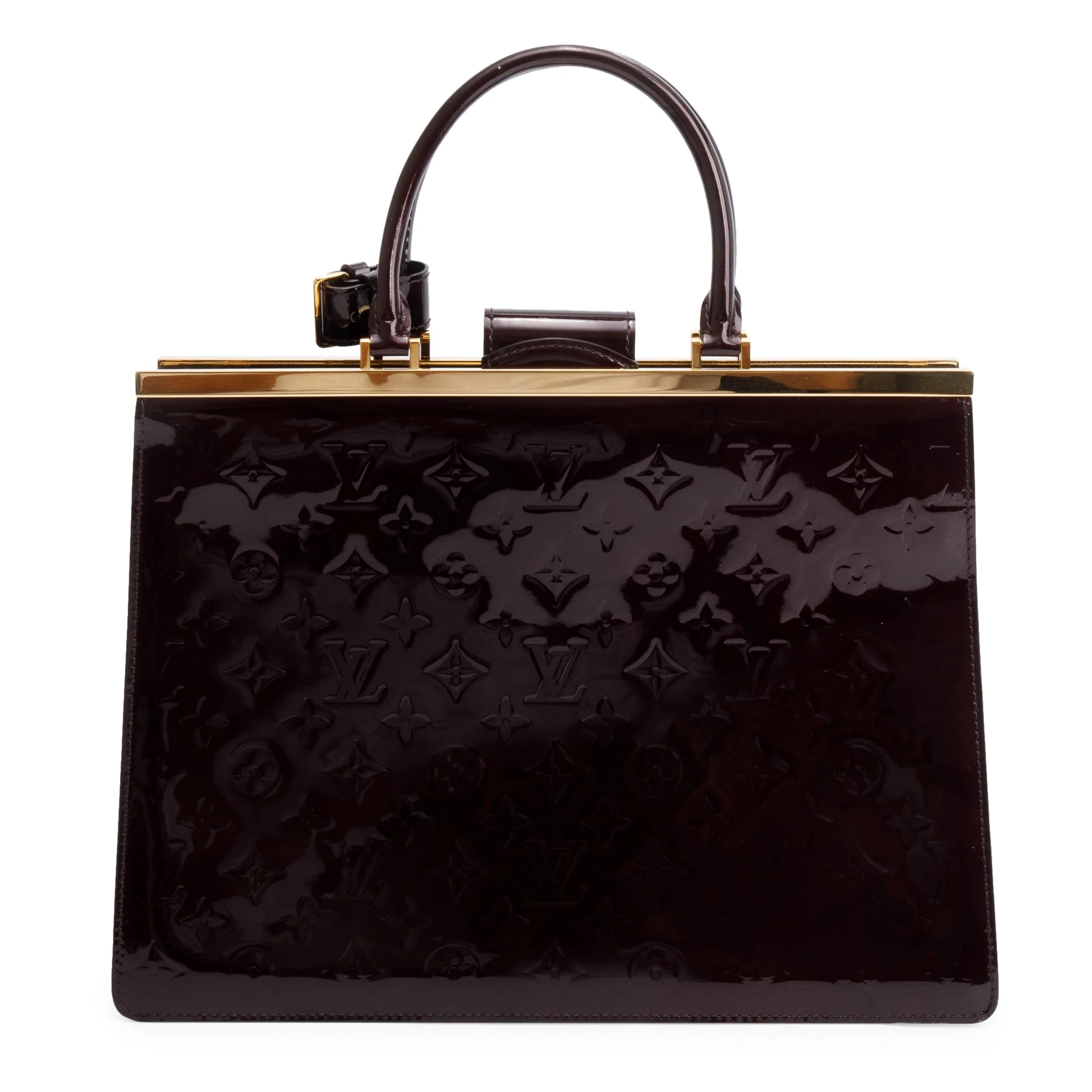 Louis Vuitton Burgundy Vernis Leather Deesee GM