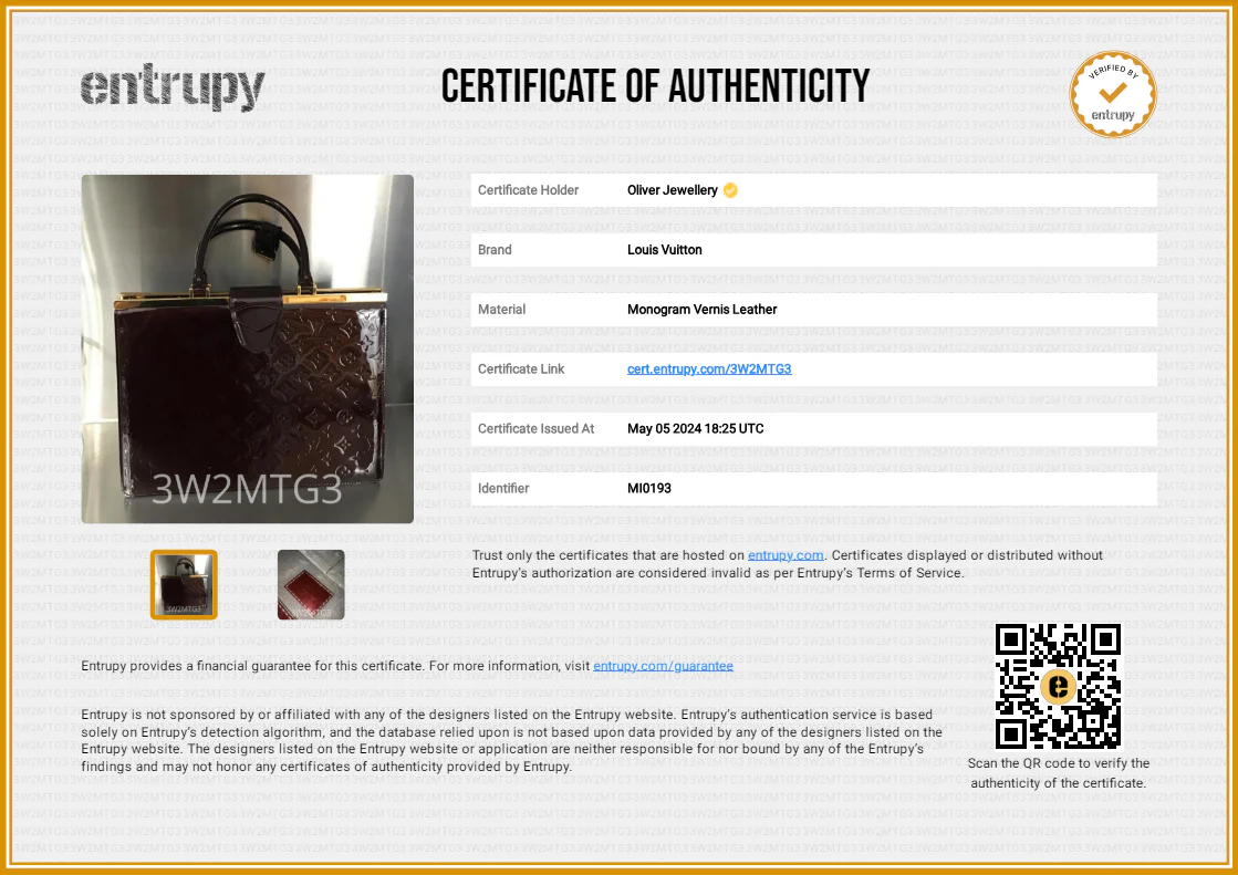 Louis Vuitton Burgundy Vernis Leather Deesee GM - Image 8