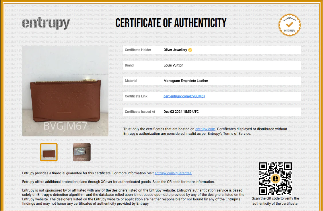 Louis Vuitton Congac Monogram Giant Empreinte Leather Neverfull MM w/ Pouch - Image 12