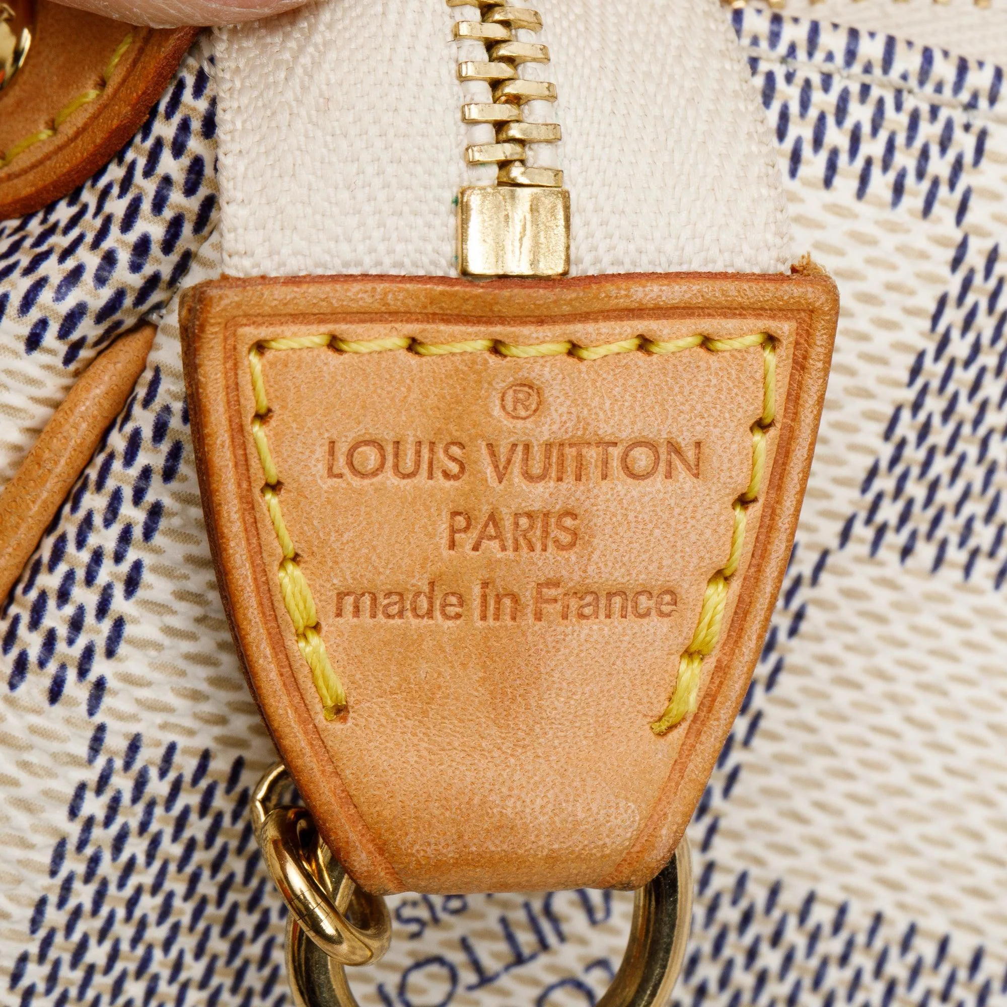 Louis Vuitton Damier Azur Eva Clutch w/ Strap - Image 8