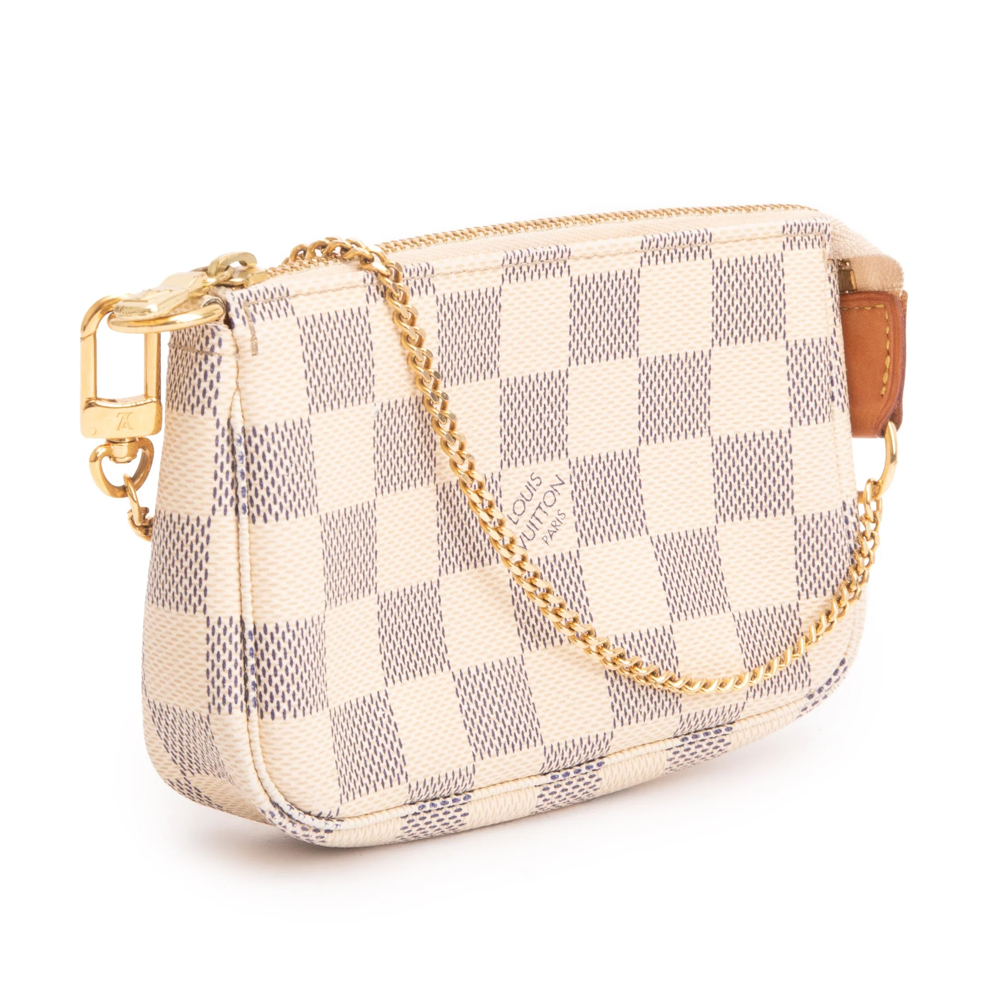 Louis Vuitton Damier Azur Mini Pochette Accessories w/ Box & Receipt - Image 2