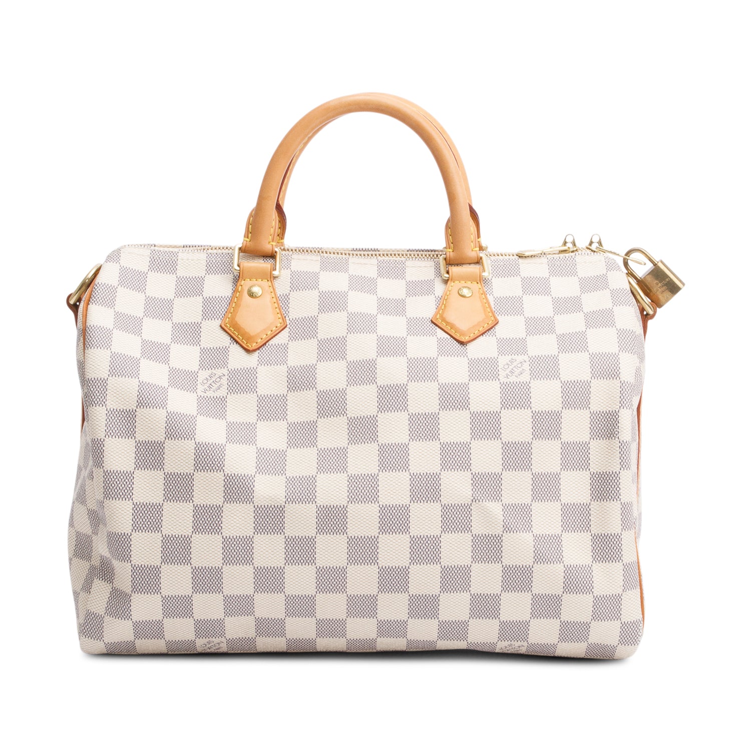 Louis Vuitton Damier Azur Speedy Bandouliere 30 w/ Strap - Image 3
