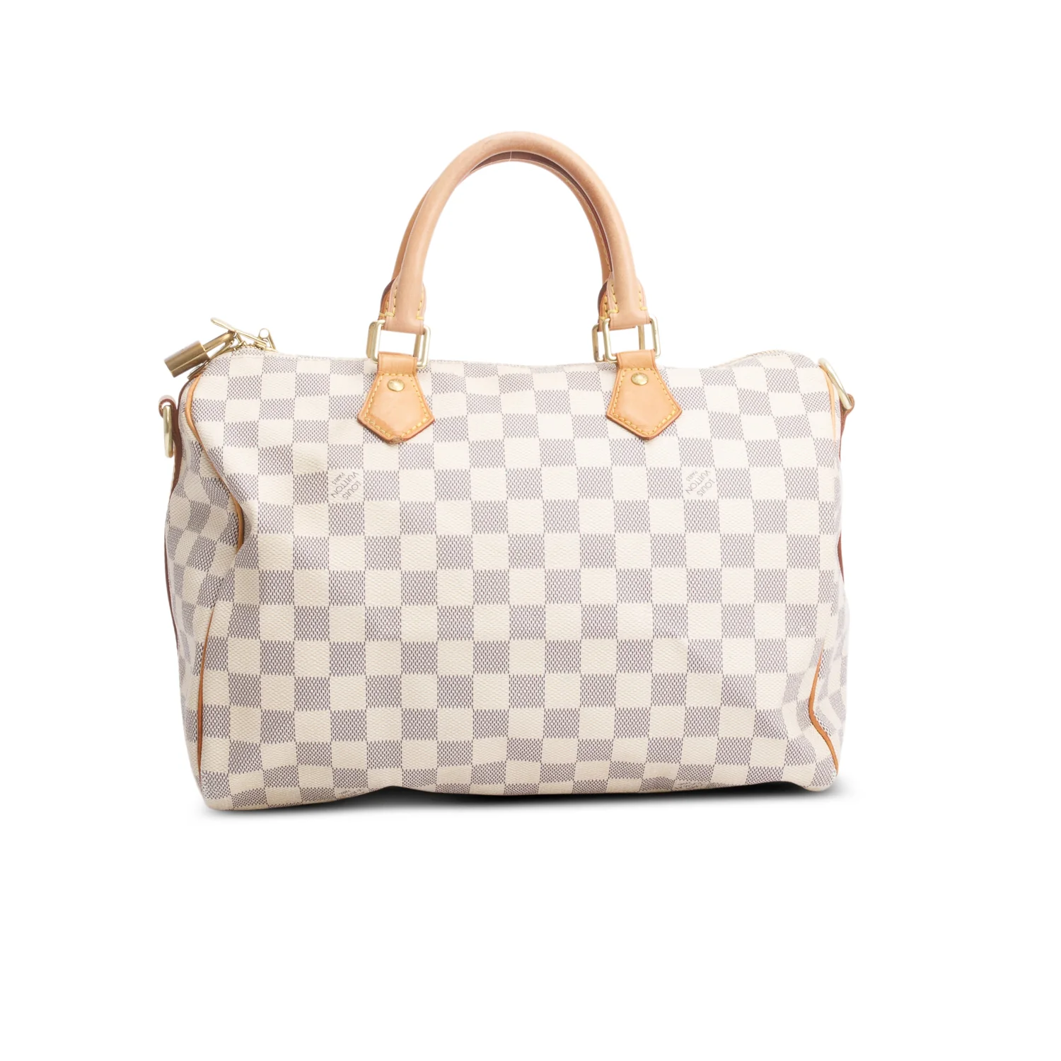 Louis Vuitton Damier Azur Speedy Bandouliere 30 w/ Strap - Image 4