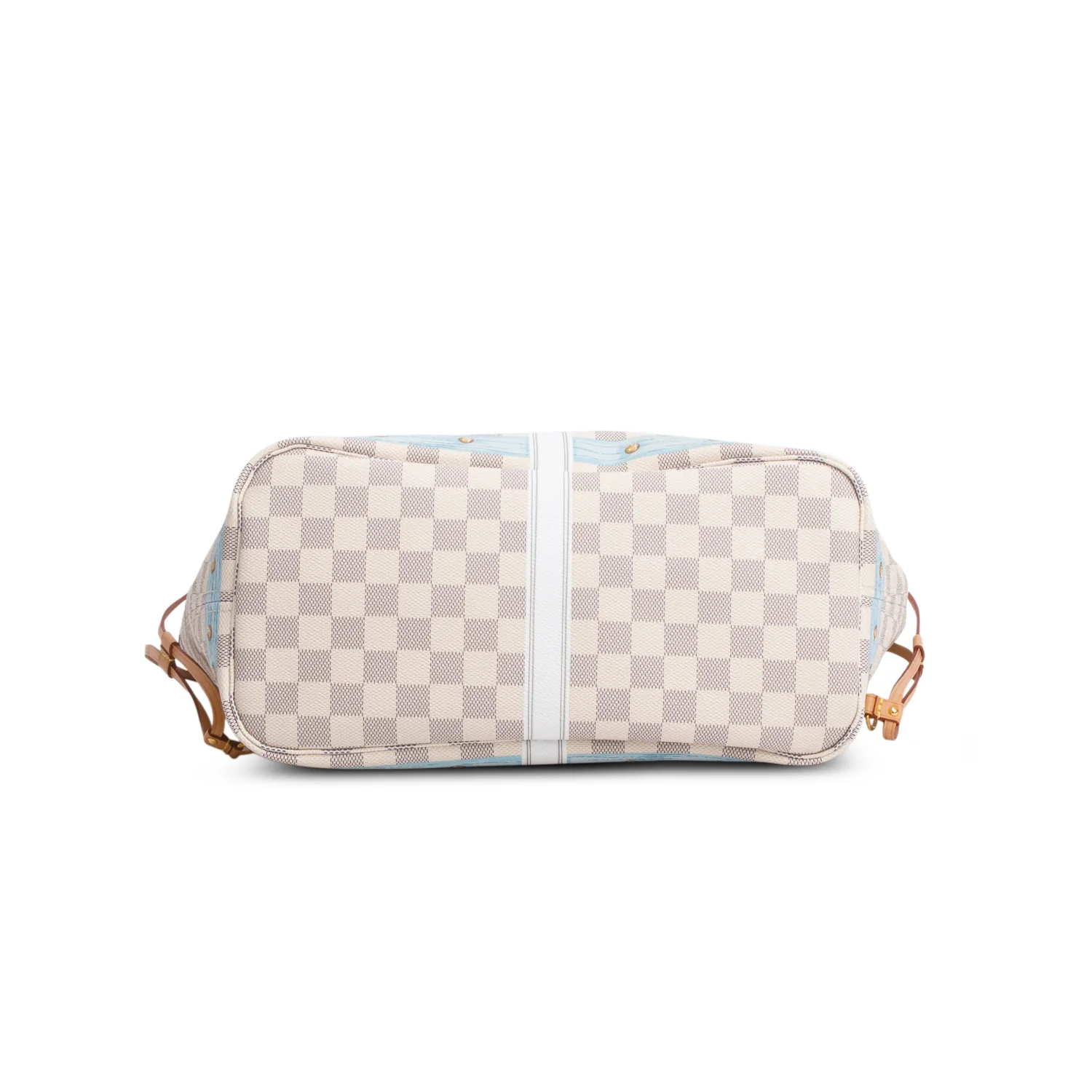 Louis Vuitton Damier Azur Summer Trunks Neverfull MM w/ Pouch - Image 7