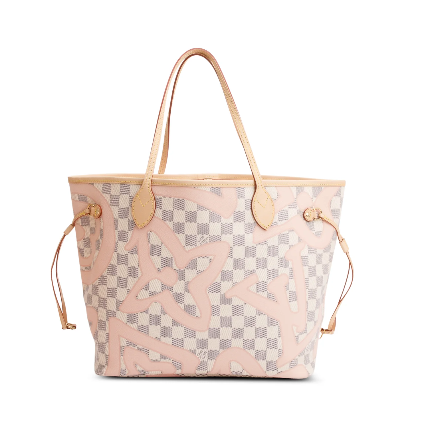 Louis Vuitton Damier Azur Tahitienne Neverfull MM w/ Pouch & Box - Image 6