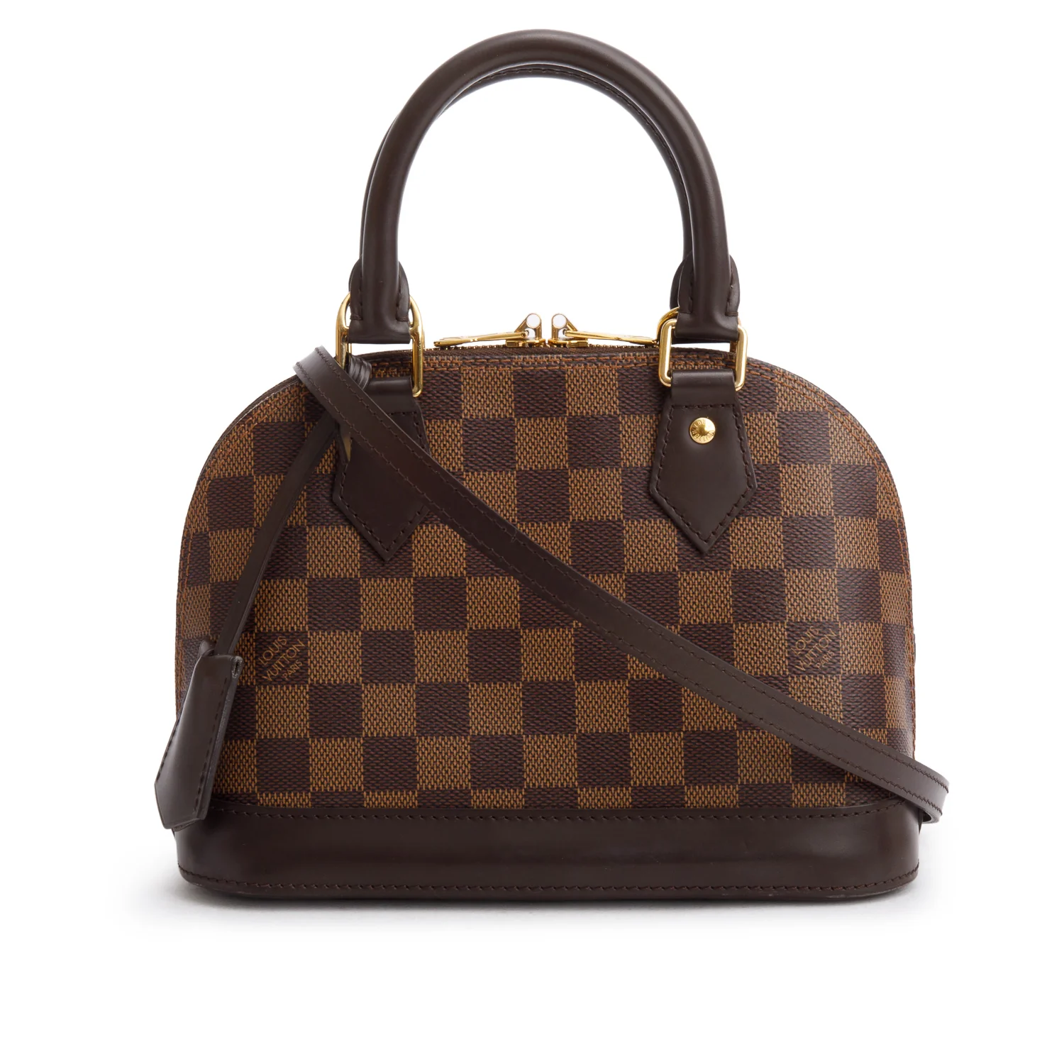 Louis Vuitton Damier Ebene Alma BB w/ Box & Strap