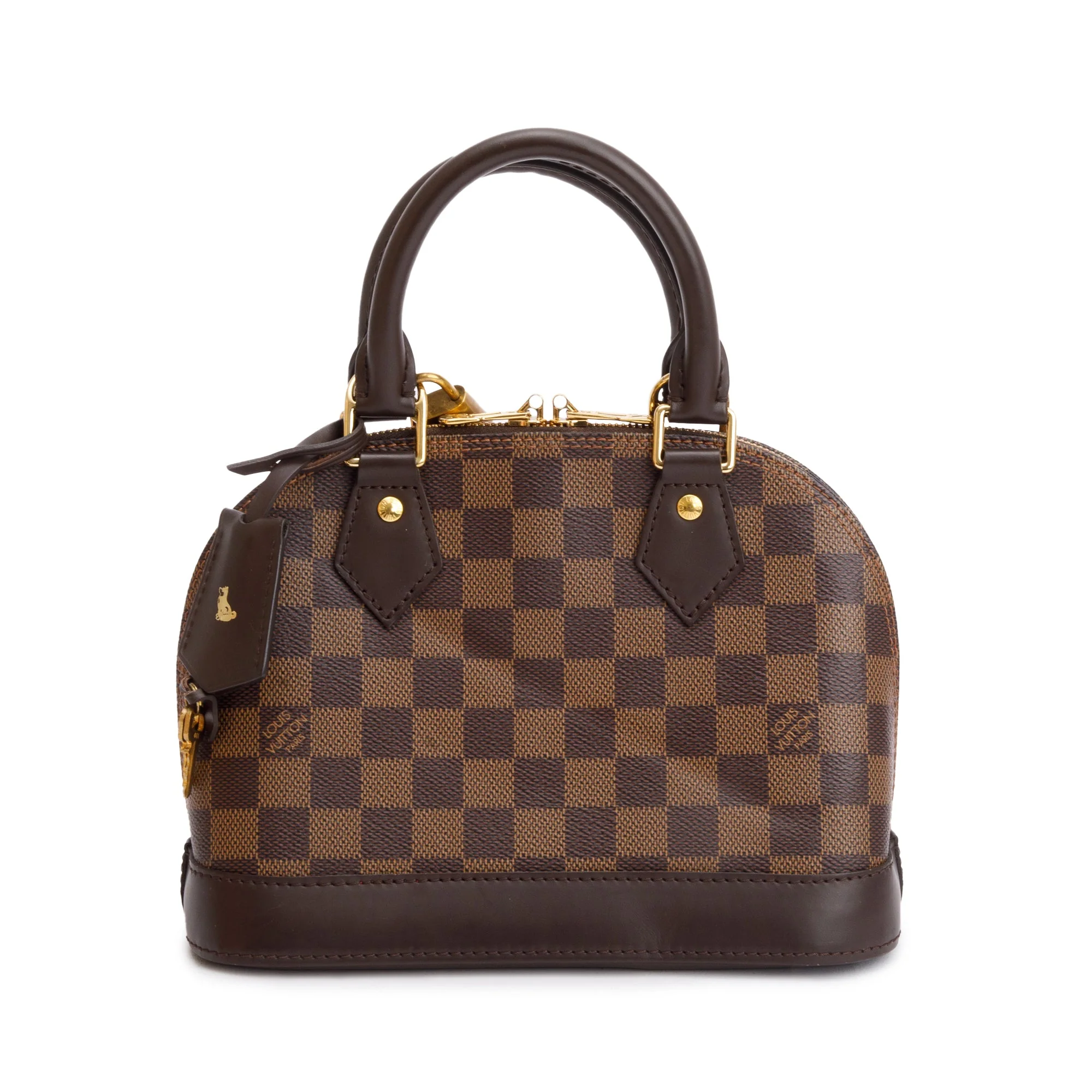 Louis Vuitton Damier Ebene Alma BB w/ Strap & Box - Image 4