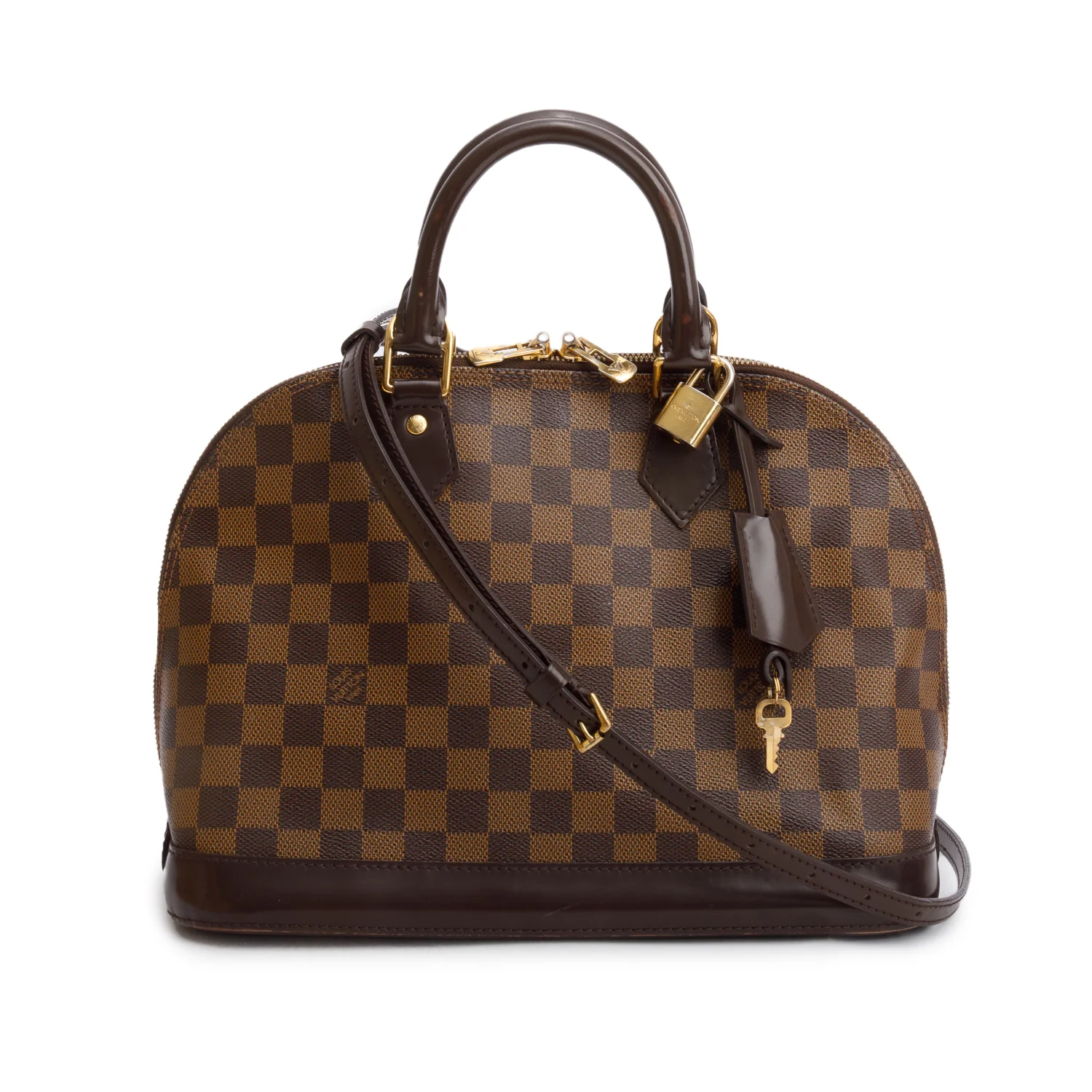 Louis Vuitton Damier Ebene Alma PM w/ Strap