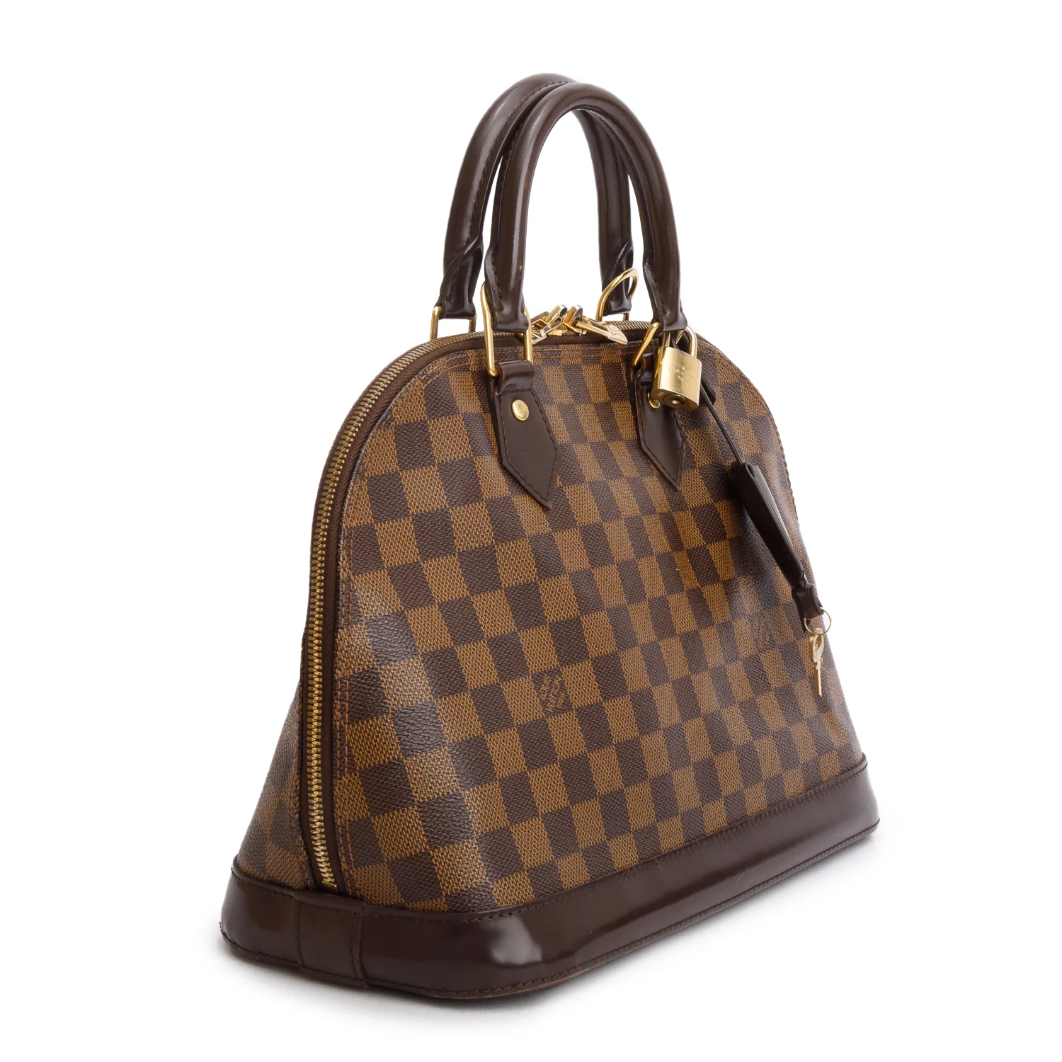 Louis Vuitton Damier Ebene Alma PM w/ Strap - Image 4