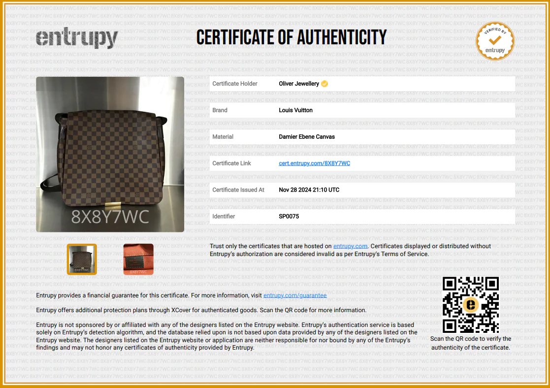 Louis Vuitton Damier Ebene Bastille Messenger Bag - Image 11