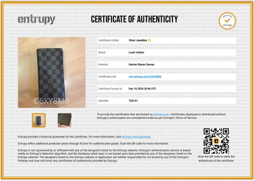 Louis Vuitton Damier Ebene Brazza Wallet - Image 8