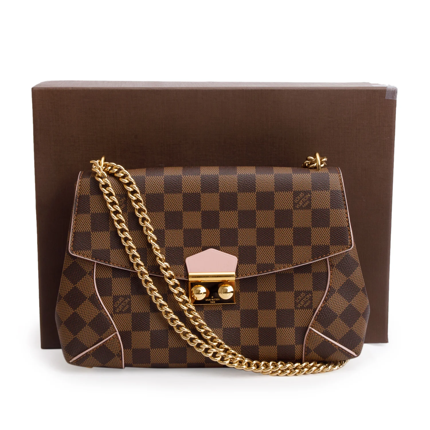 Louis Vuitton Damier Ebene Caissa Clutch w/ Box - Image 2