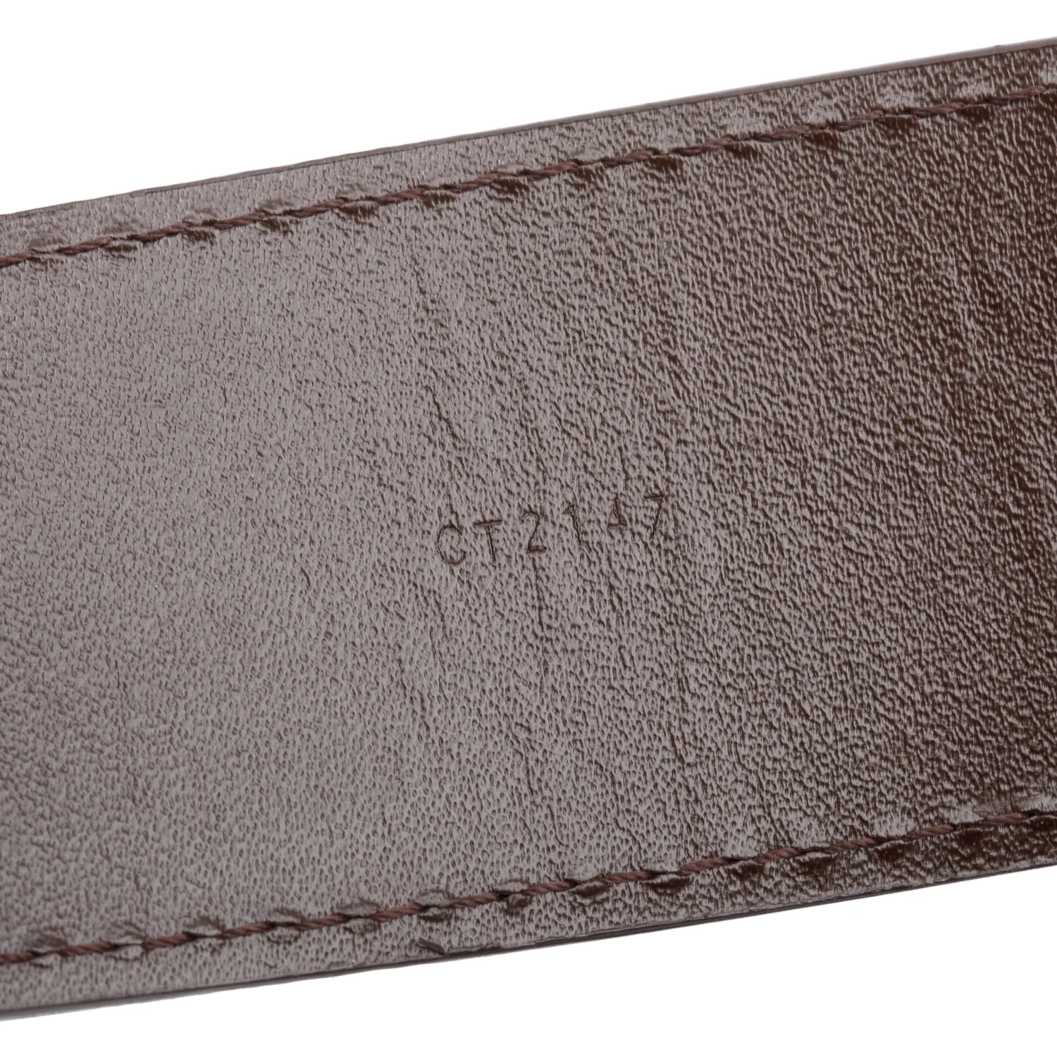 Louis Vuitton Damier Ebene Canvas LV Initiales 40 MM Belt, Size 100 40 - Image 3