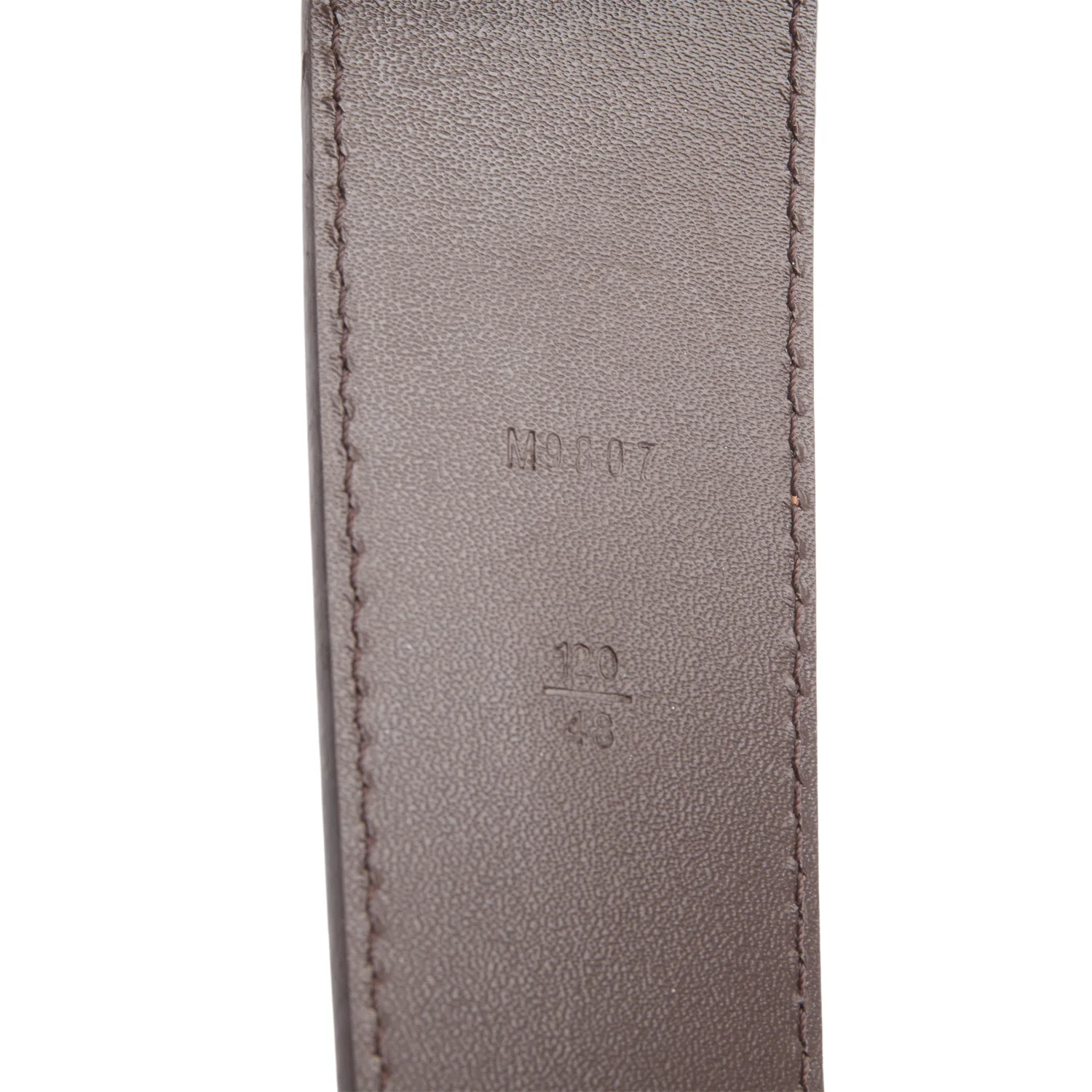 Louis Vuitton Damier Ebene Canvas LV Initiales 40 MM Belt, Size 120 48 - Image 2