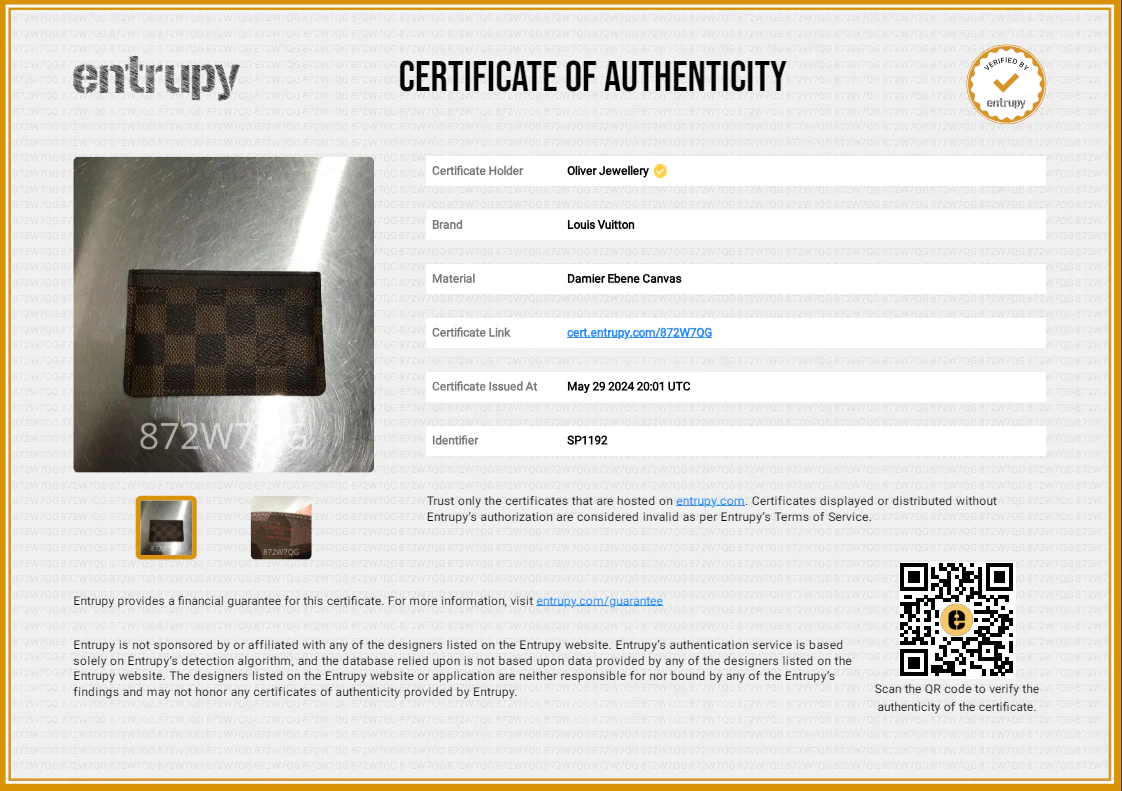 Louis Vuitton Damier Ebene Card Holder - Image 7