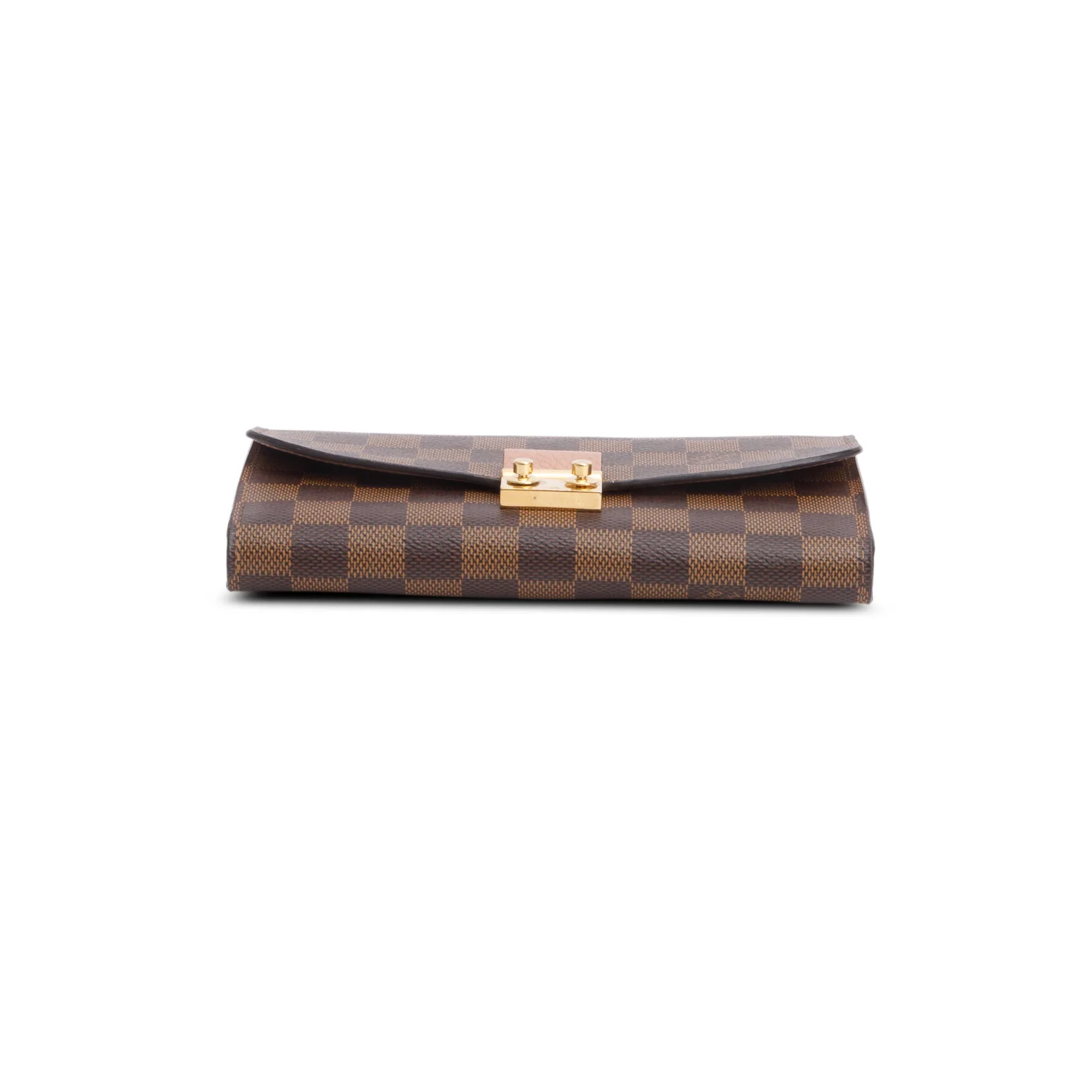 Louis Vuitton Damier Ebene Croisette Chain Wallet - Image 7