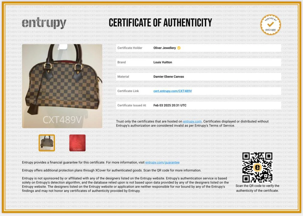 Louis Vuitton Damier Ebene Duomo Handle Bag - Image 7