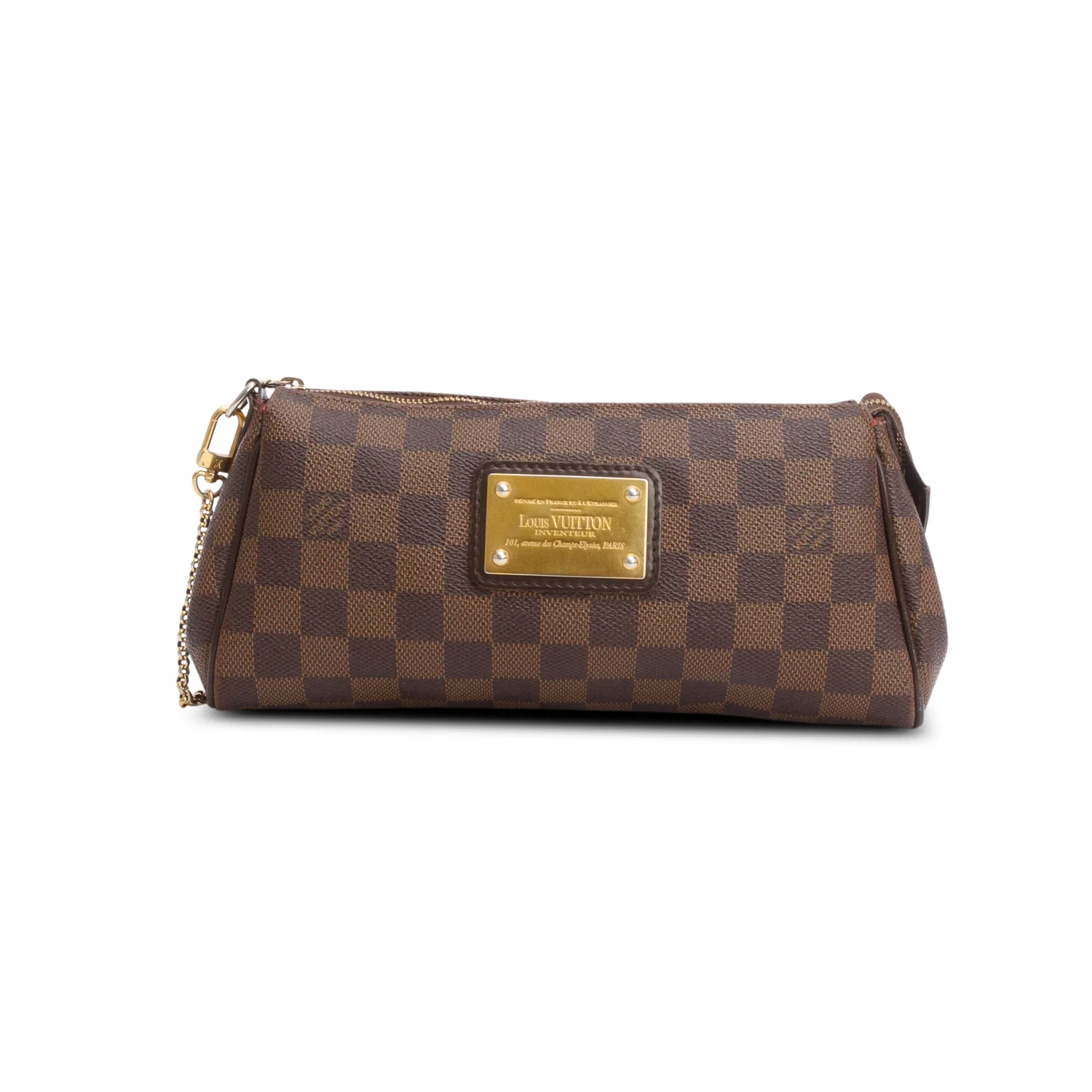 Louis Vuitton Damier Ebene Eva Clutch w/ Straps - Image 3