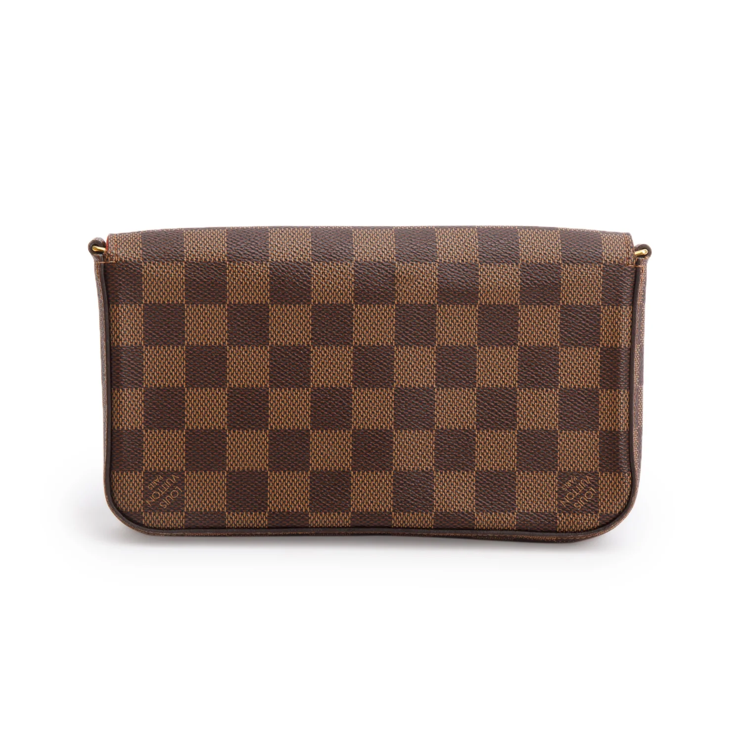 Louis Vuitton Damier Ebene Felicie Pochette Bag w/ Insert & Box - Image 6
