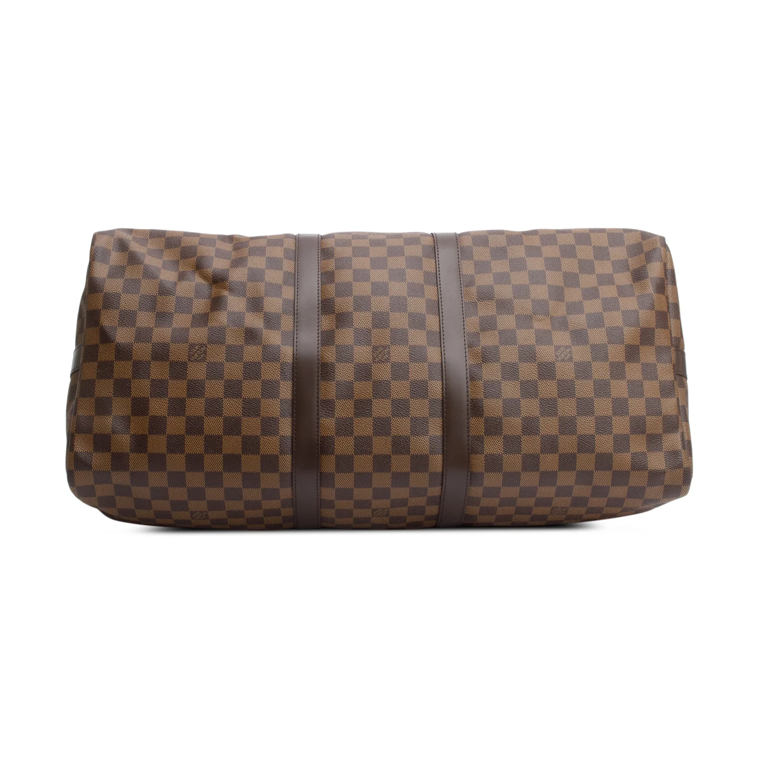 Louis Vuitton Damier Ebene Keepall Bandouliere 55 w/ Strap & Box - Image 7