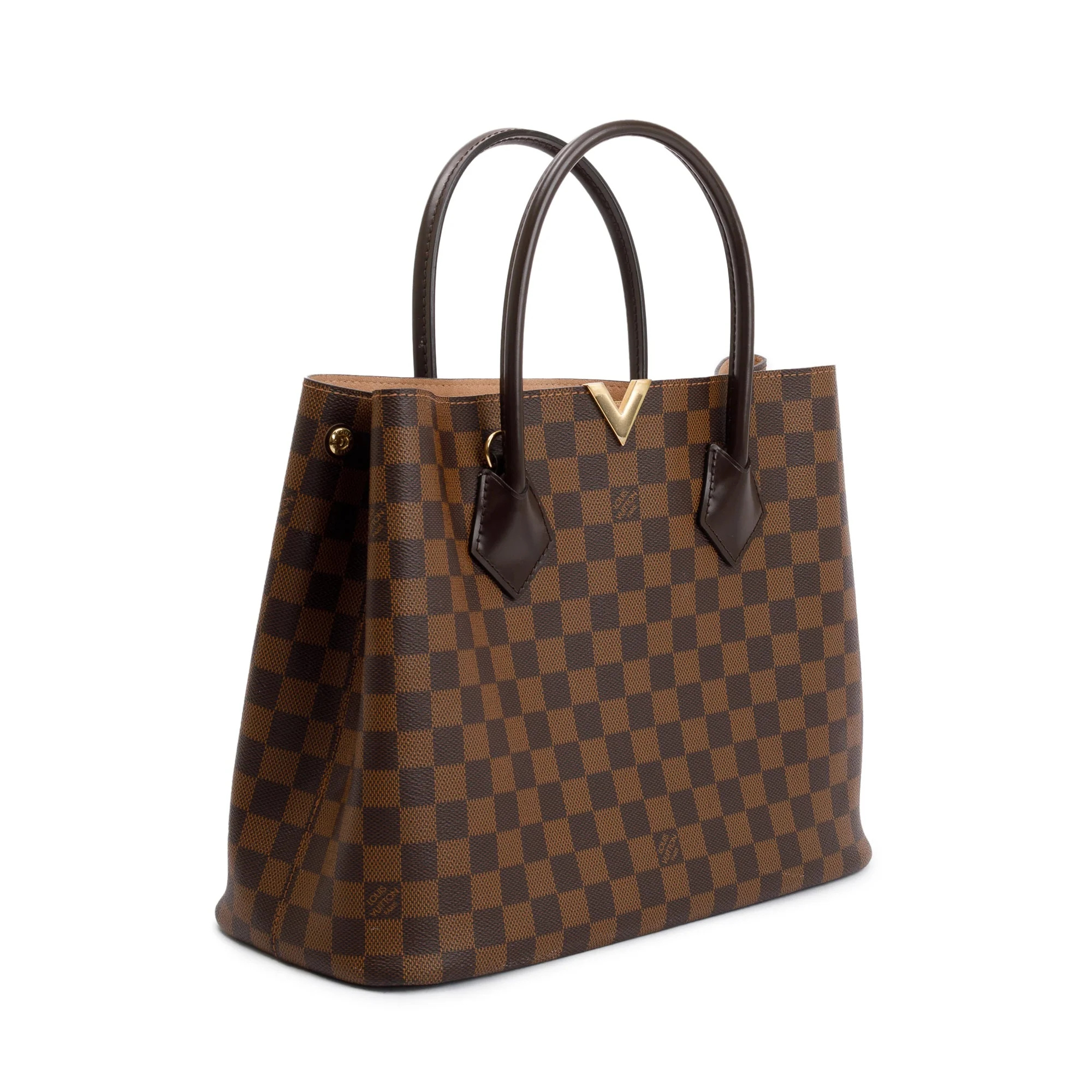 Louis Vuitton Damier Ebene Kensington Tote w/ Strap - Image 4