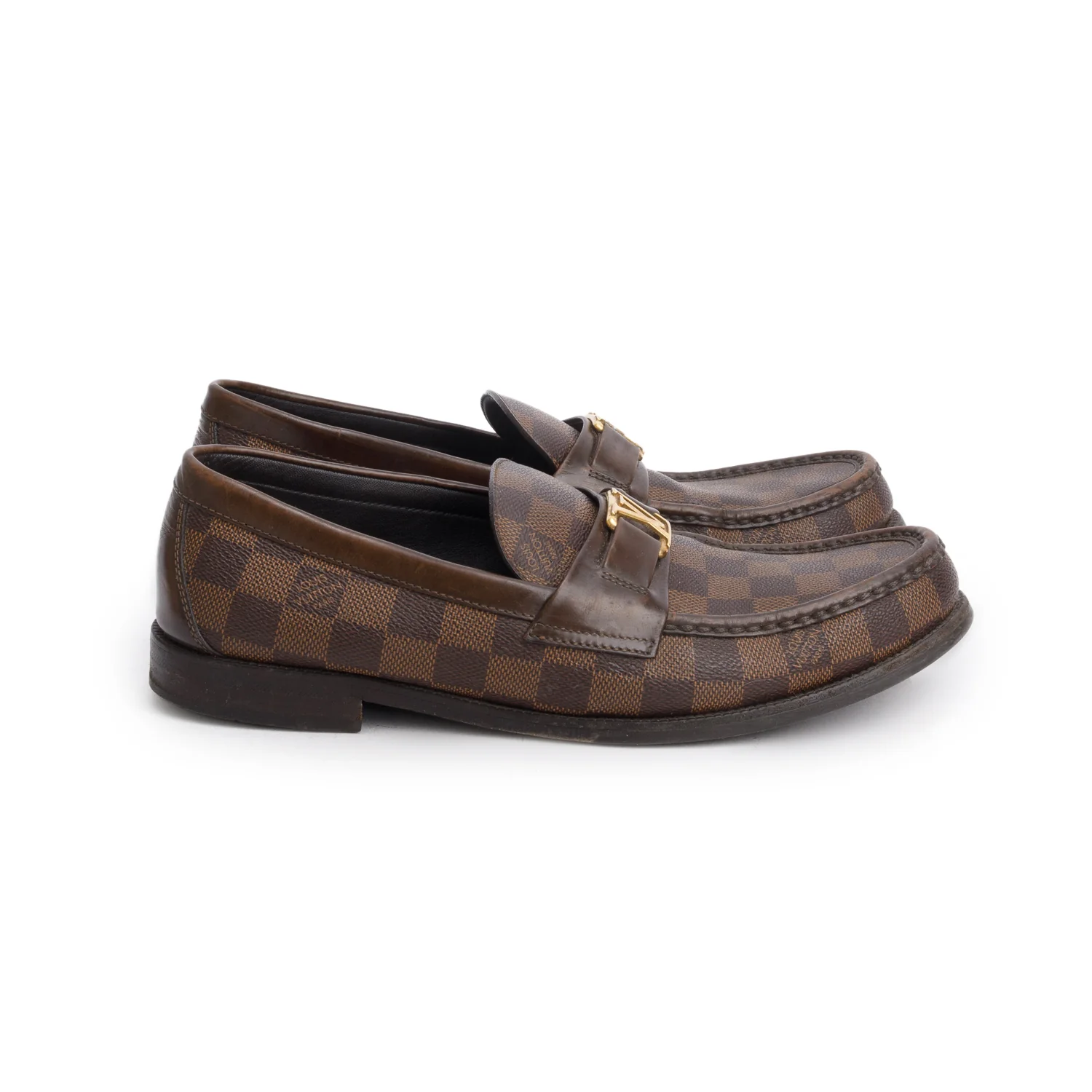 Louis Vuitton Damier Ebene Major Loafer, Men's Size 8 - Image 2