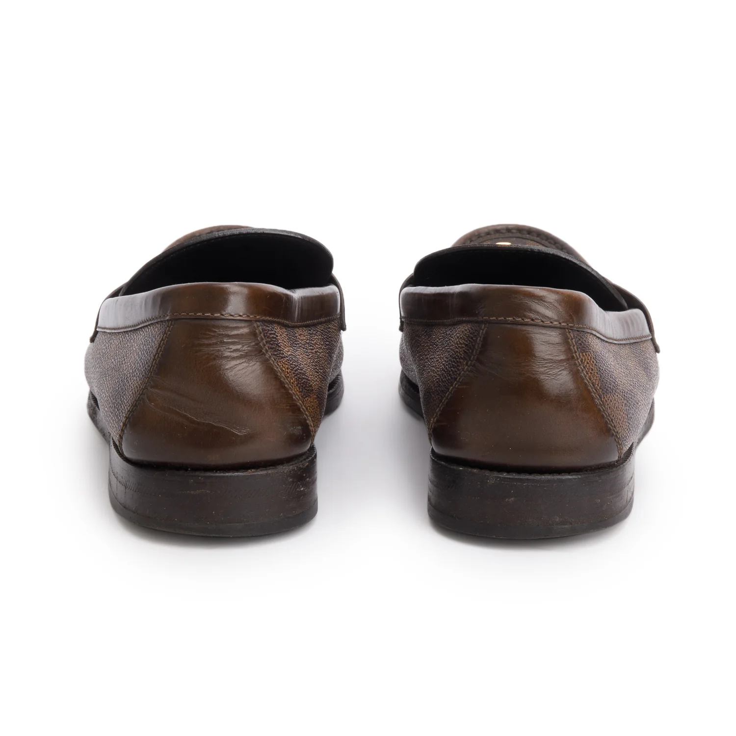 Louis Vuitton Damier Ebene Major Loafer, Men's Size 8 - Image 4