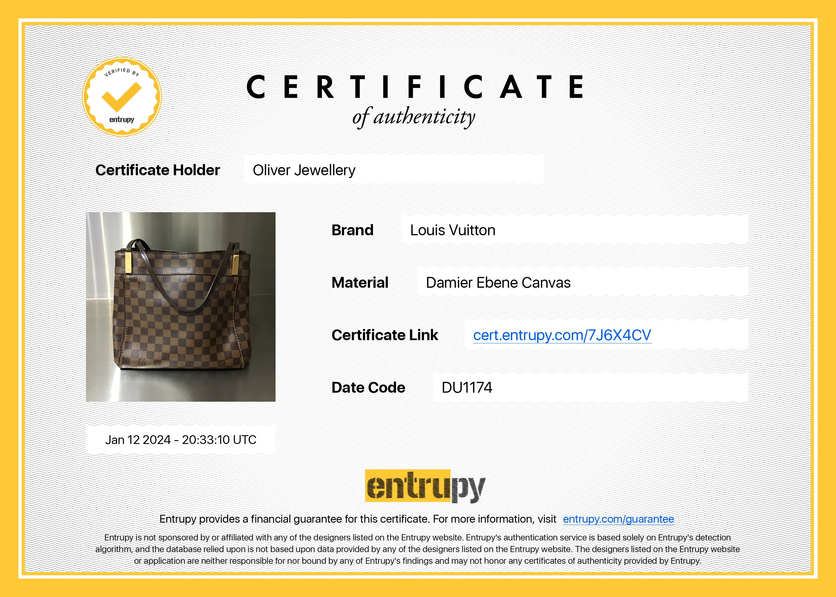 Louis Vuitton Damier Ebene Marylebone PM - Image 11