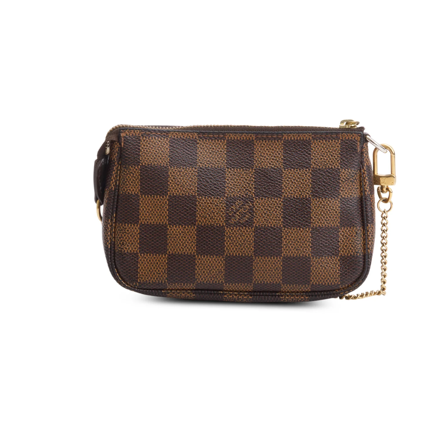 Louis Vuitton Damier Ebene Mini Pochette Accessoires w/ Receipt - Image 4