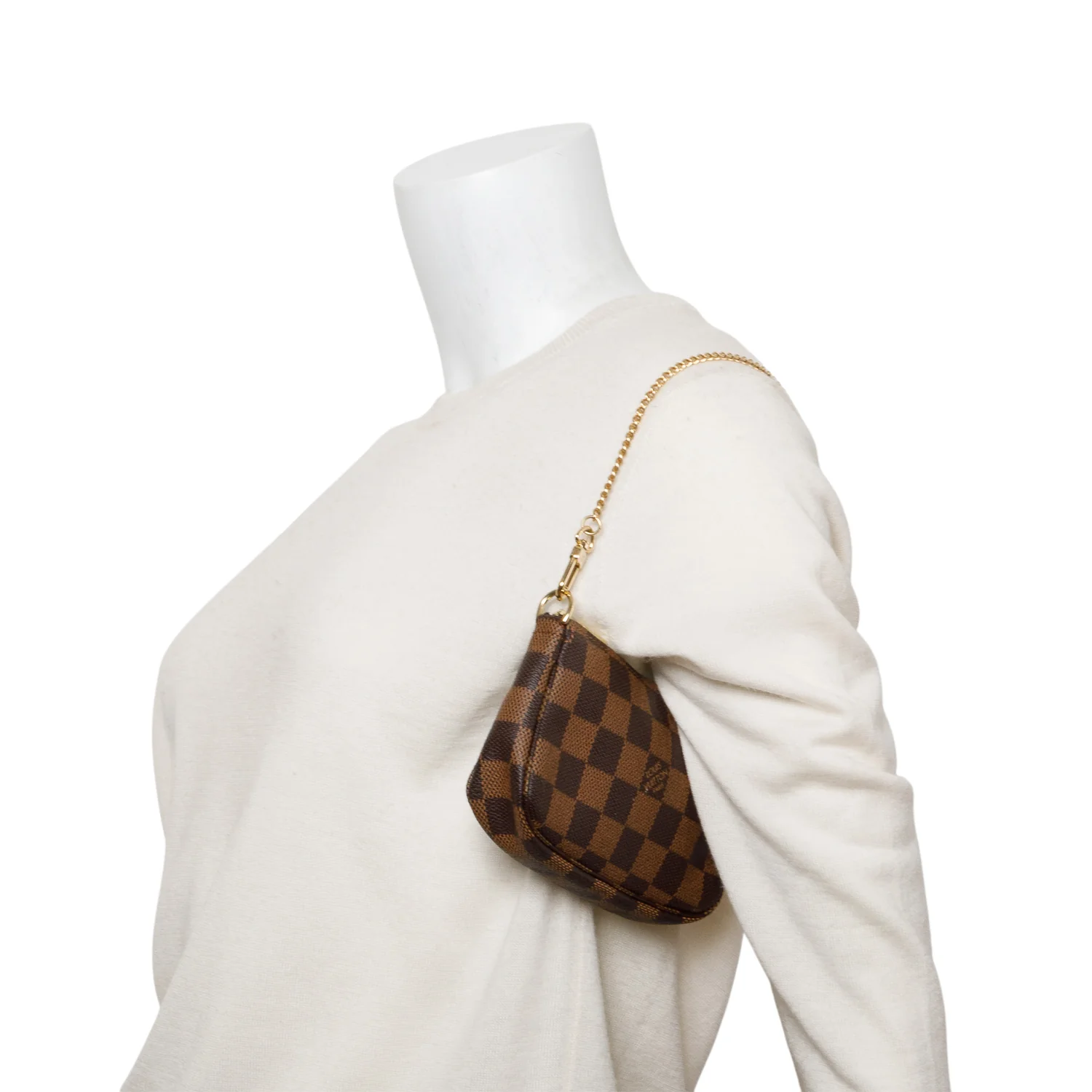Louis Vuitton Damier Ebene Mini Pochette Accessories - Image 2