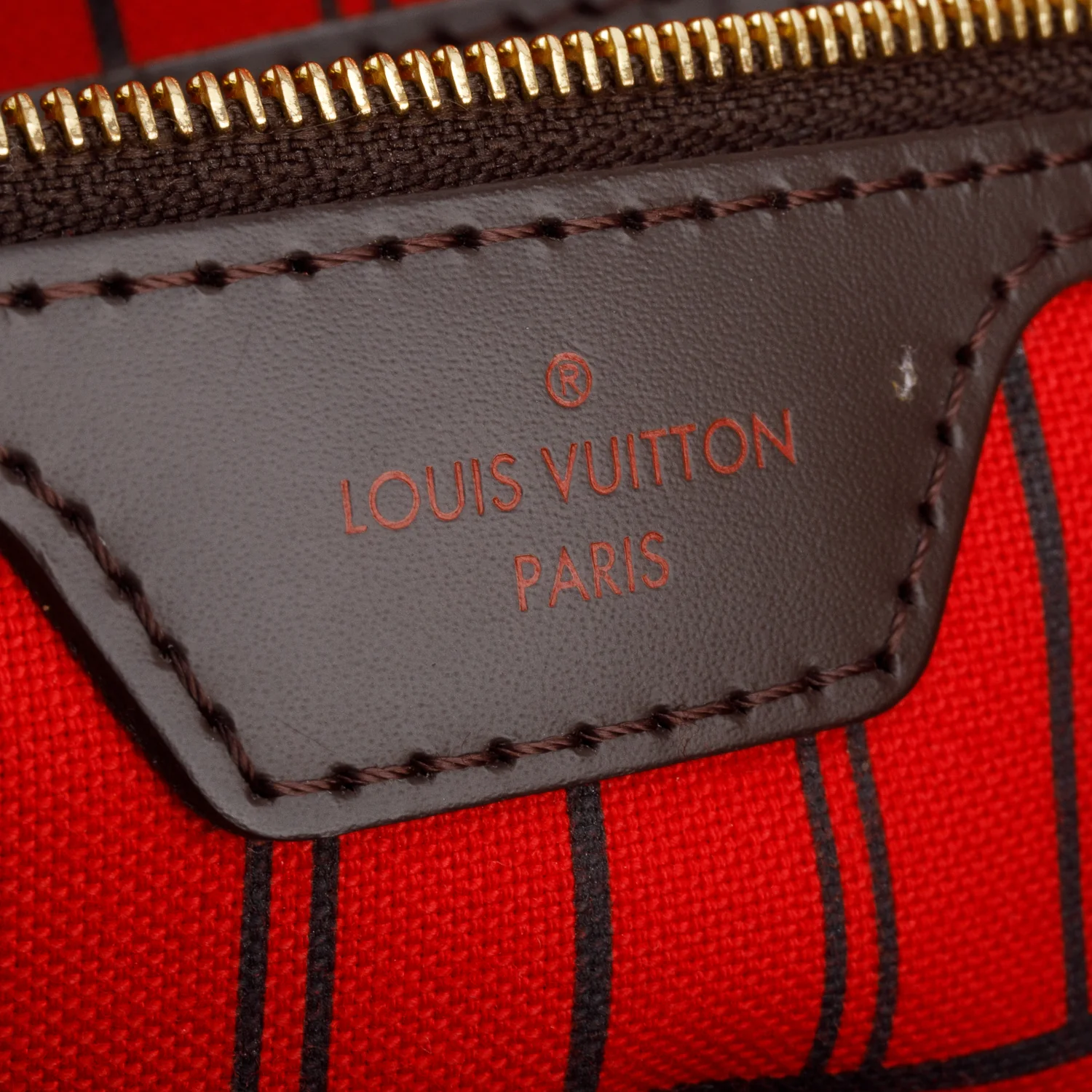 Louis Vuitton Damier Ebene Neverfull MM w/ Pouch - Image 9