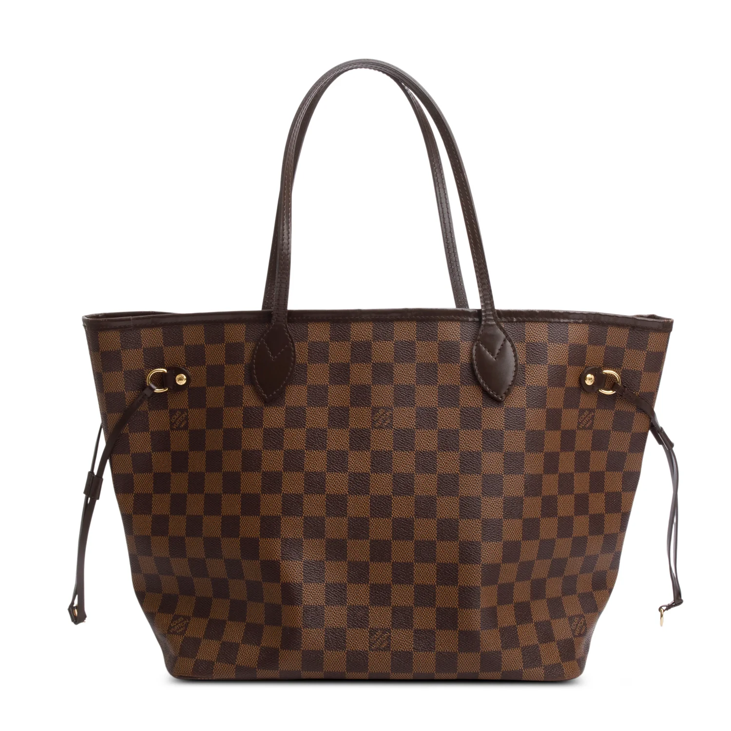 Louis Vuitton Damier Ebene Neverfull MM w/ Pouch & Box - Image 3