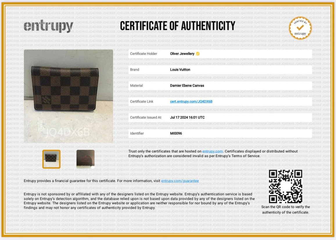 Louis Vuitton Damier Ebene Pocket Organizer w/ Box - Image 8