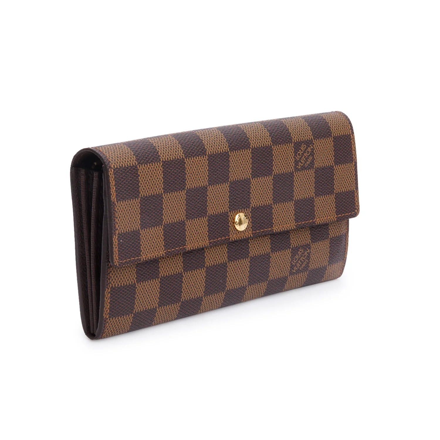 Louis Vuitton Damier Ebene Sarah Wallet w/ Box & Receipt - Image 3