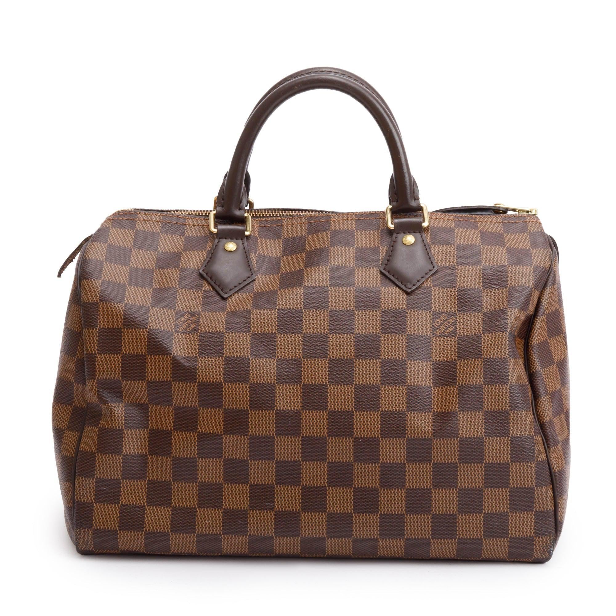 Louis Vuitton Damier Ebene Speedy 30 w/ Box - Image 4