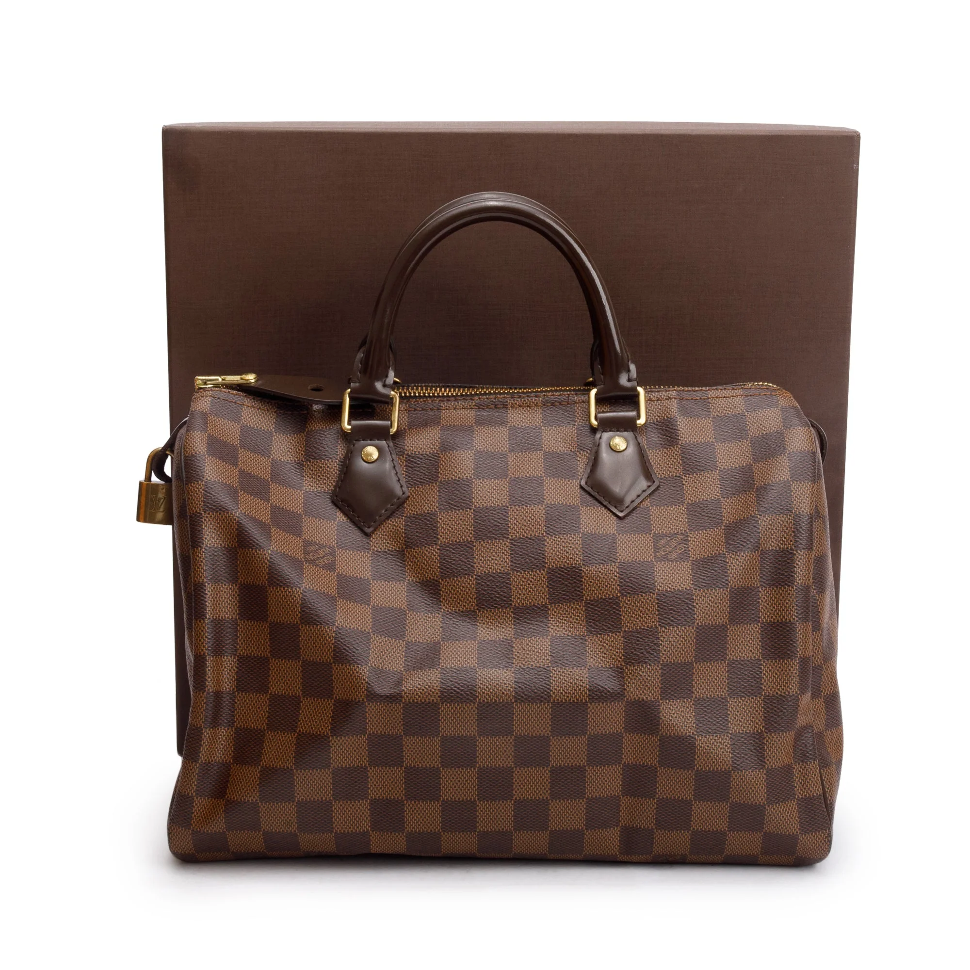 Louis Vuitton Damier Ebene Speedy 30 w/ Box - Image 2