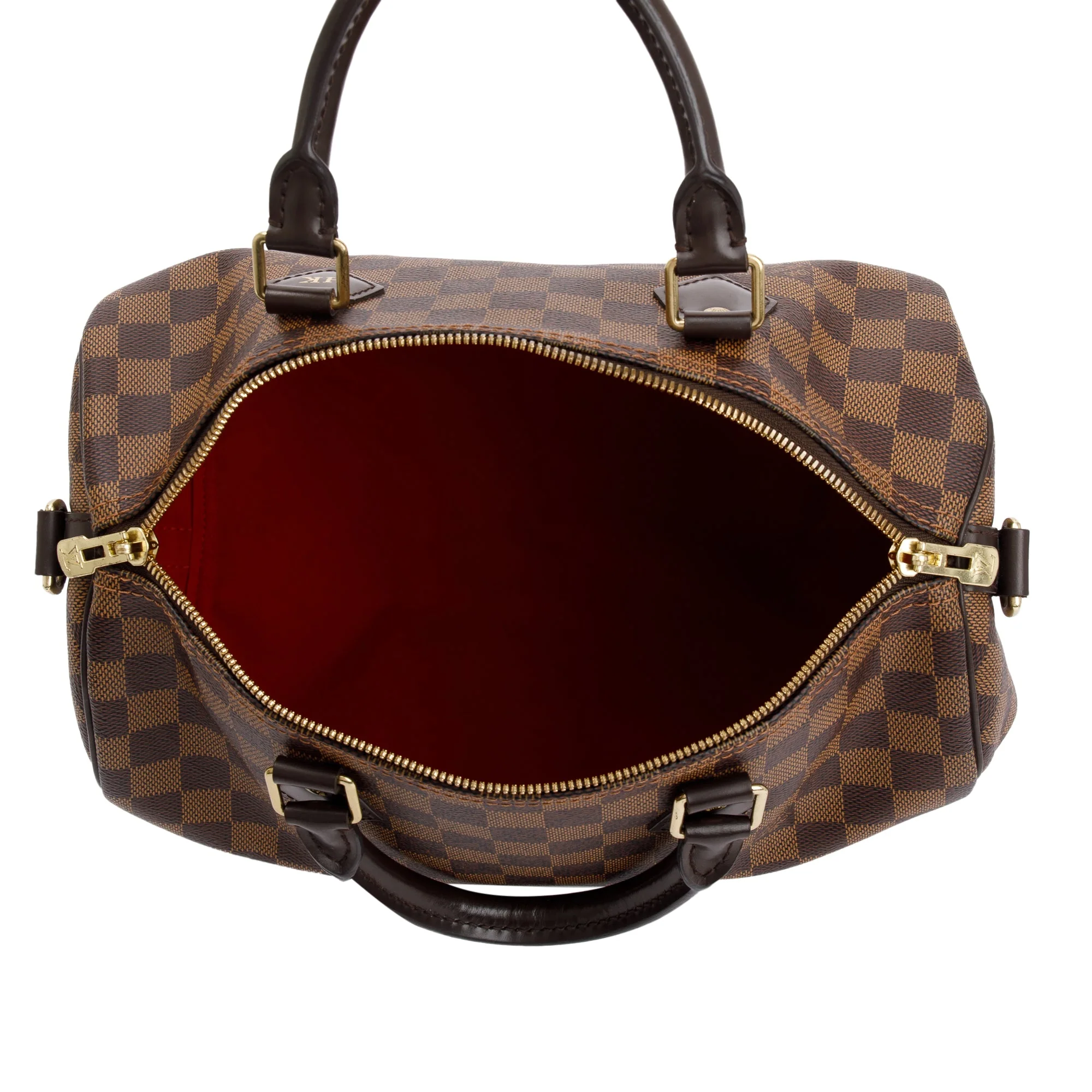 Louis Vuitton Damier Ebene Speedy Bandouliere 30 w/ Strap - Image 13