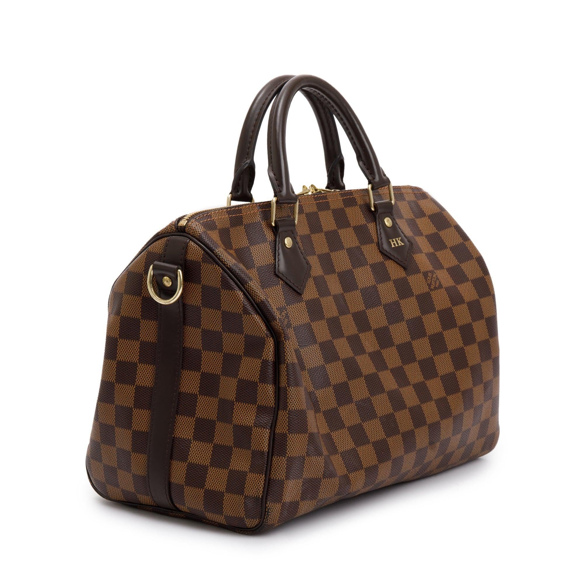 Louis Vuitton Damier Ebene Speedy Bandouliere 30 w/ Strap - Image 3