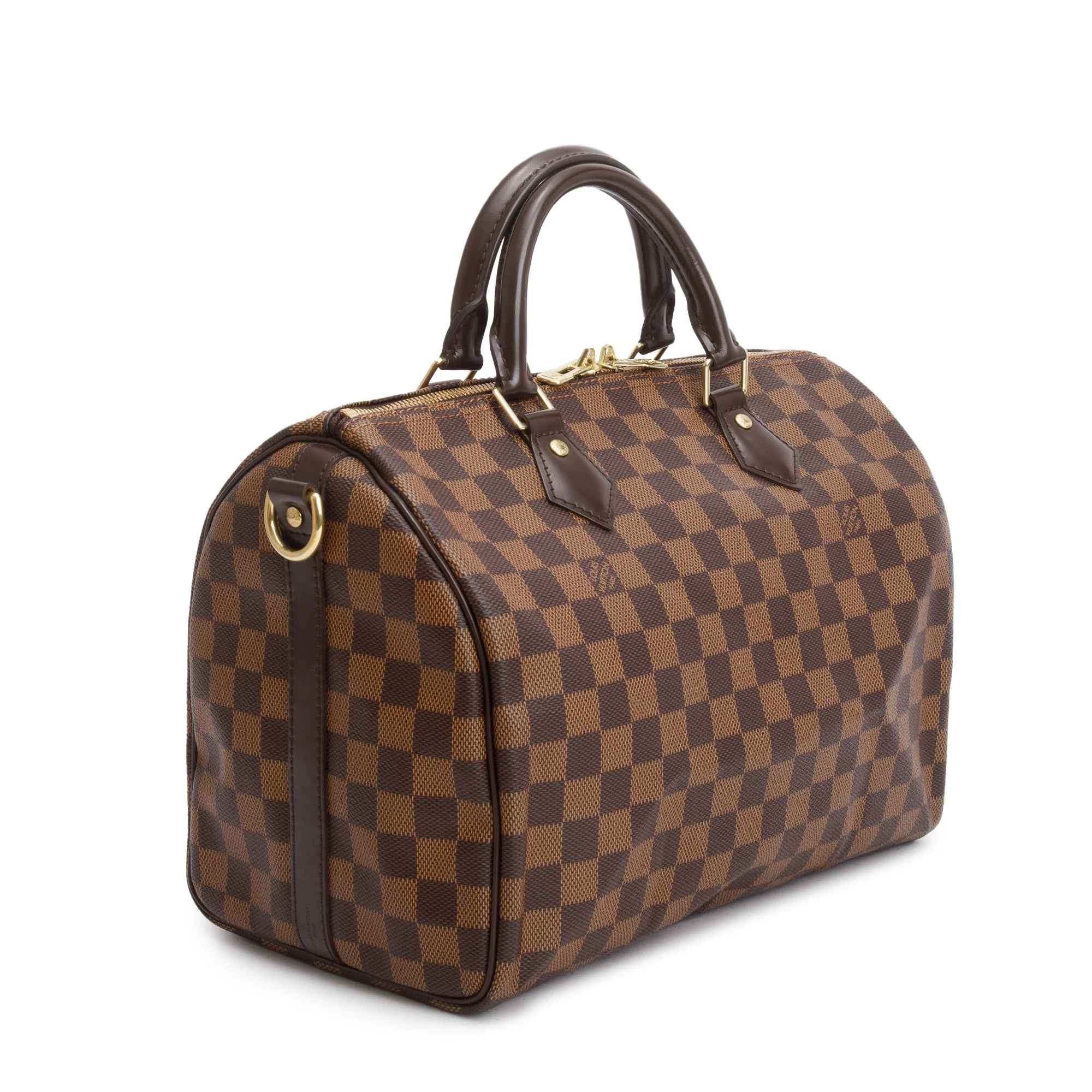 Louis Vuitton Damier Ebene Speedy Bandouliere 30 w/ Strap - Image 6