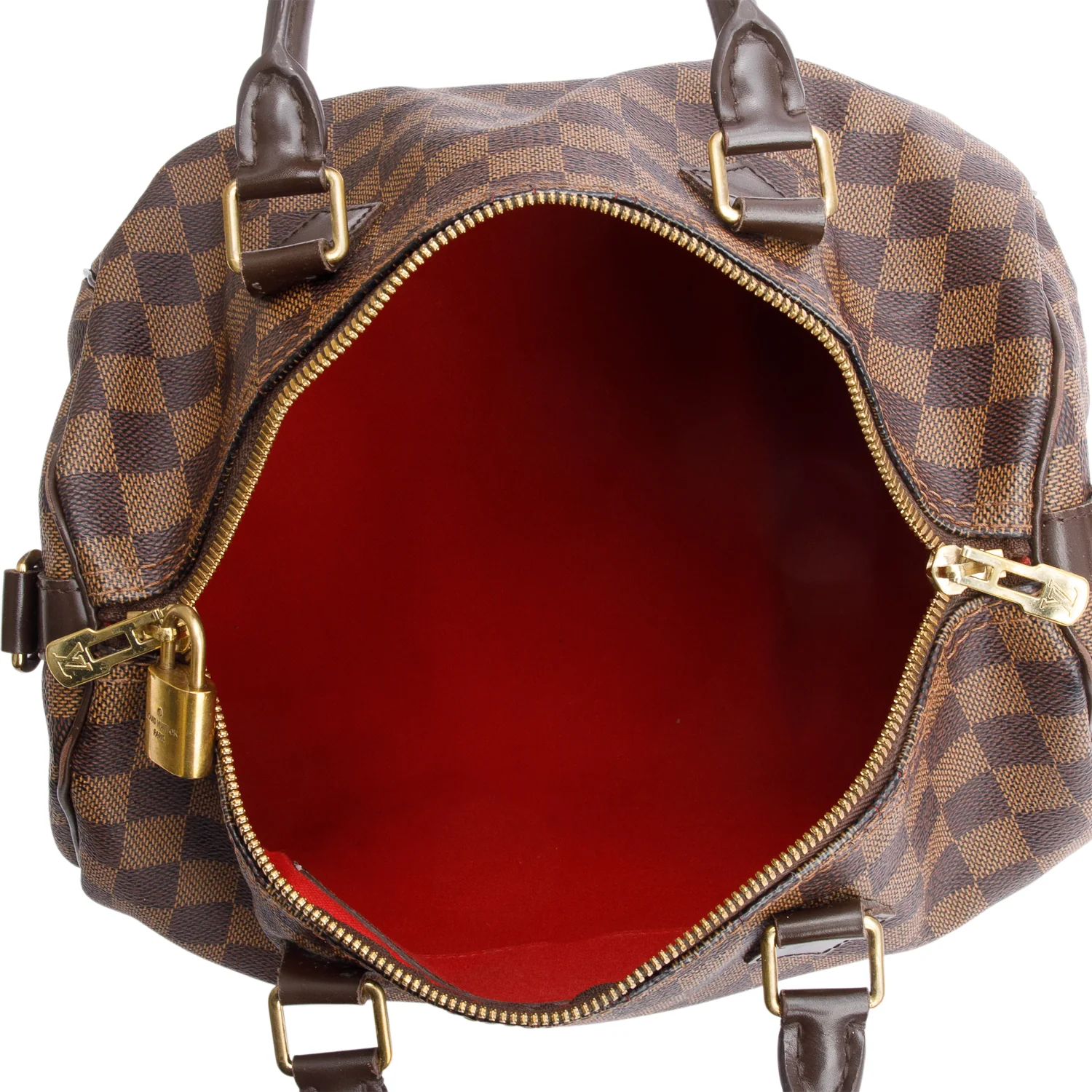 Louis Vuitton Damier Ebene Speedy Bandouliere 30 w/ Strap & Box - Image 9