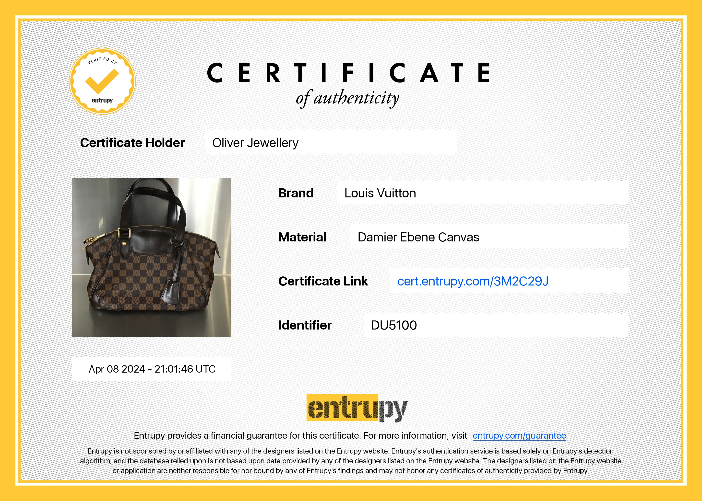 Louis Vuitton Damier Ebene Verona PM - Image 10