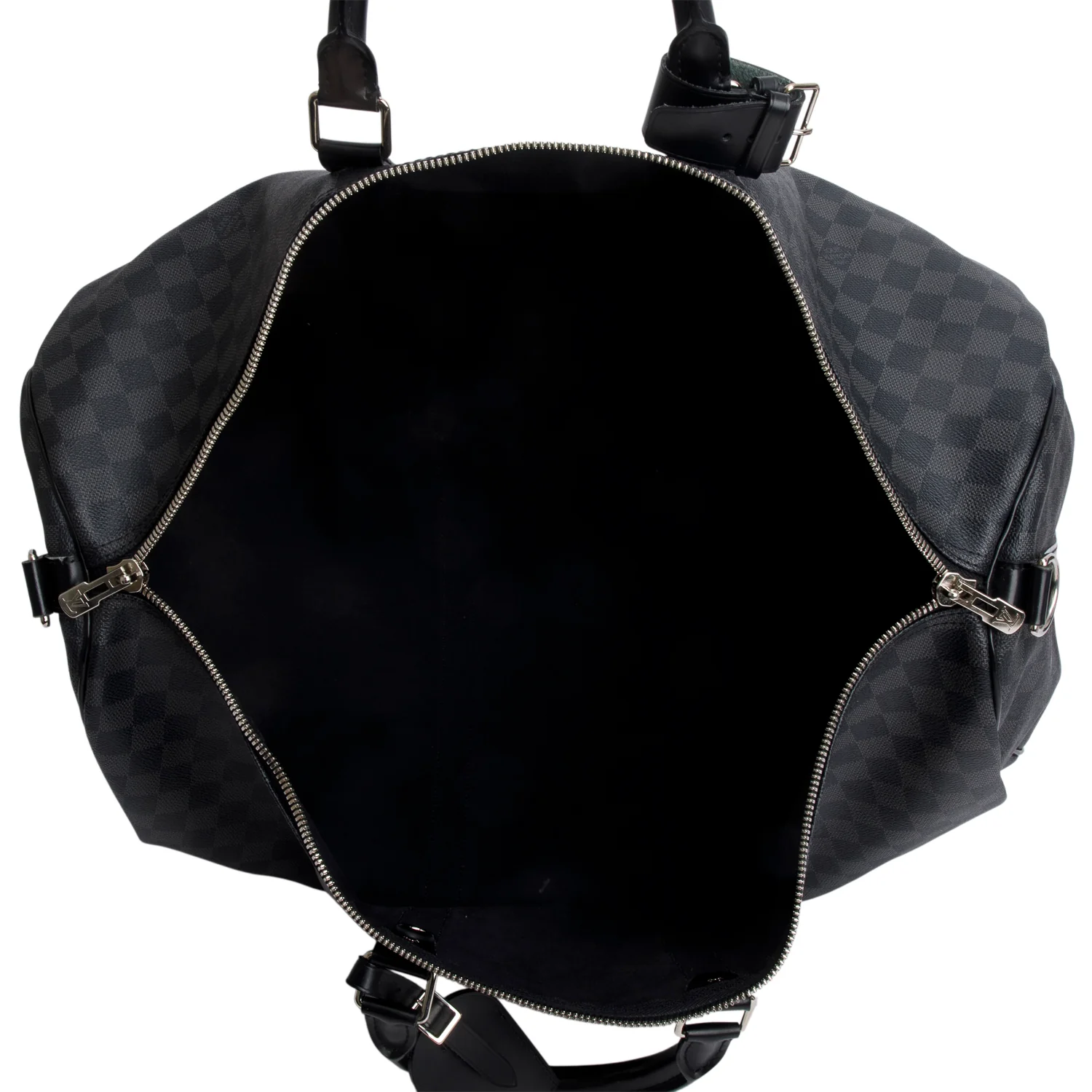 Louis Vuitton Damier Graphite Keepall Bandouliere 55 w/ Strap - Image 7