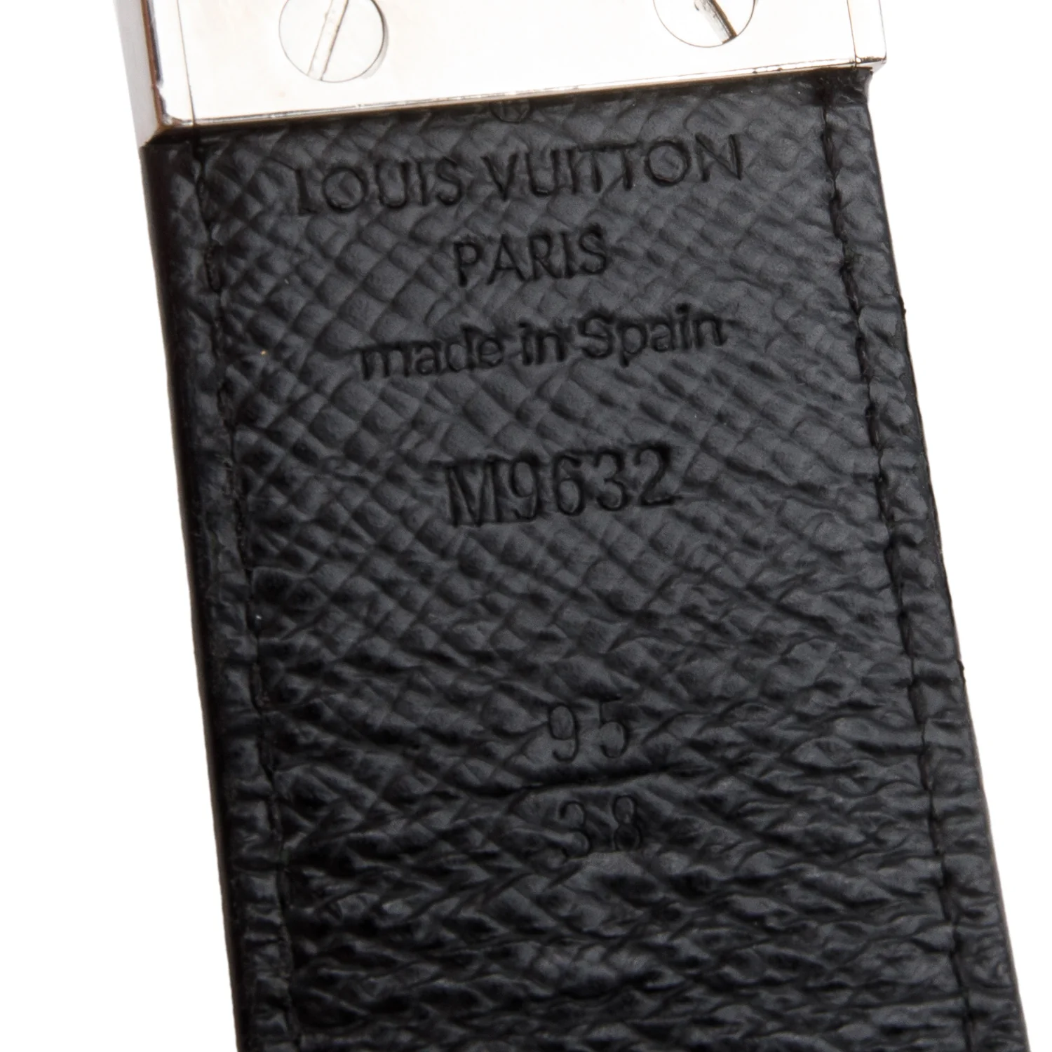 Louis Vuitton Damier Graphite LV Inventeur Reversible Belt 95 38 - Image 3