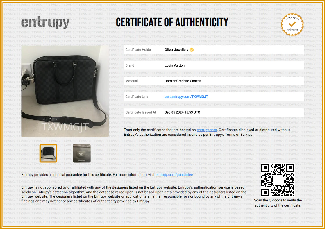 Louis Vuitton Damier Graphite Porte-Documents Voyage PM - Image 10